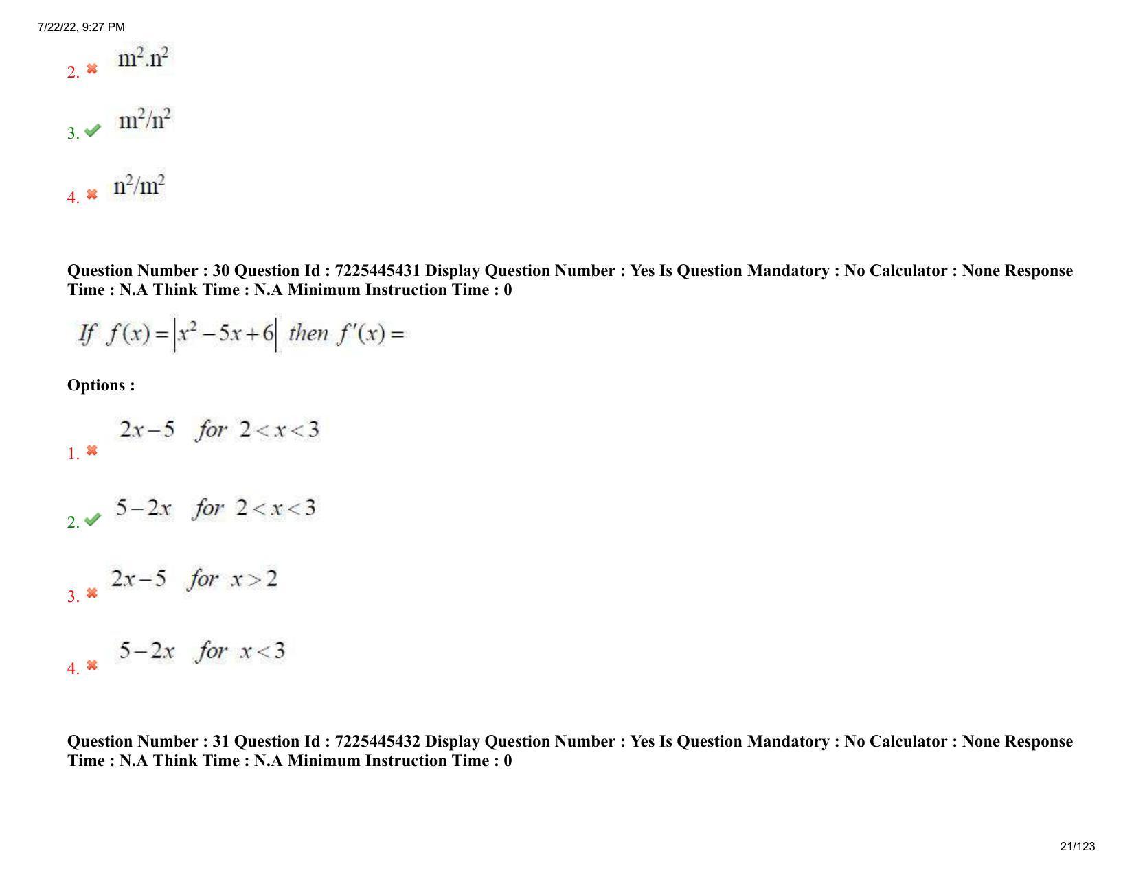 AP ECET 2022 - ELECTRONICS AND INSTRUMENTATION ENGINEERING Question Paper With Preliminary Keys  - Page 21