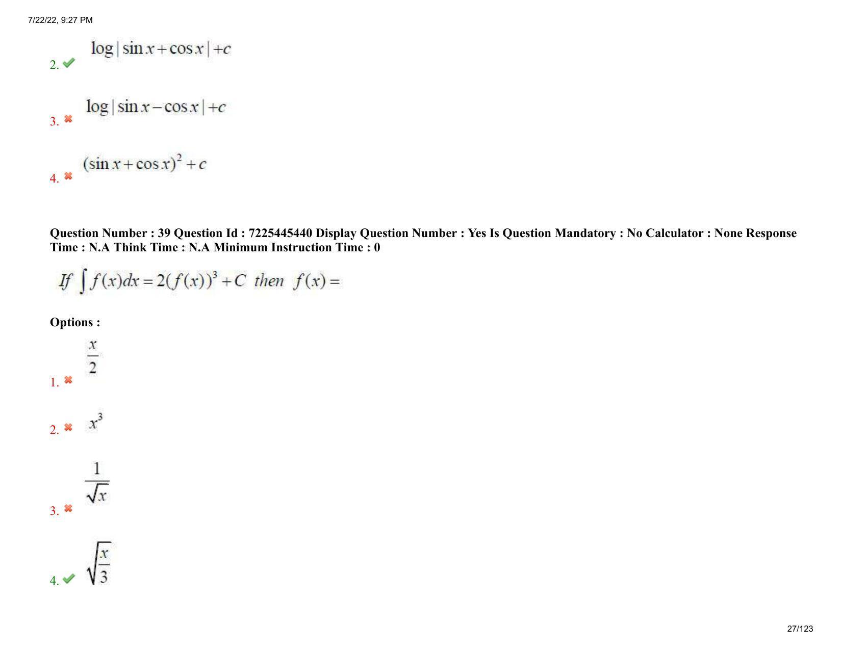 AP ECET 2022 - ELECTRONICS AND INSTRUMENTATION ENGINEERING Question Paper With Preliminary Keys  - Page 27