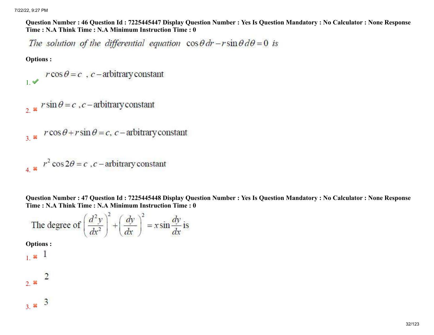 AP ECET 2022 - ELECTRONICS AND INSTRUMENTATION ENGINEERING Question Paper With Preliminary Keys  - Page 32