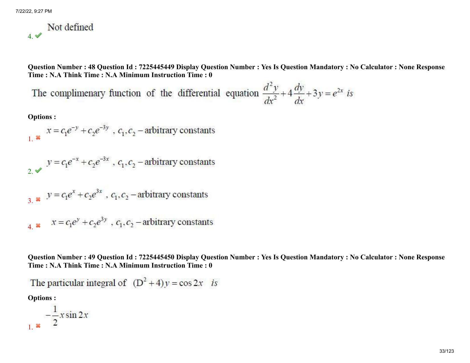 AP ECET 2022 - ELECTRONICS AND INSTRUMENTATION ENGINEERING Question Paper With Preliminary Keys  - Page 33