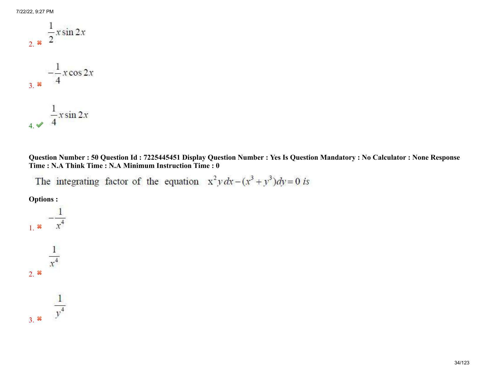 AP ECET 2022 - ELECTRONICS AND INSTRUMENTATION ENGINEERING Question Paper With Preliminary Keys  - Page 34