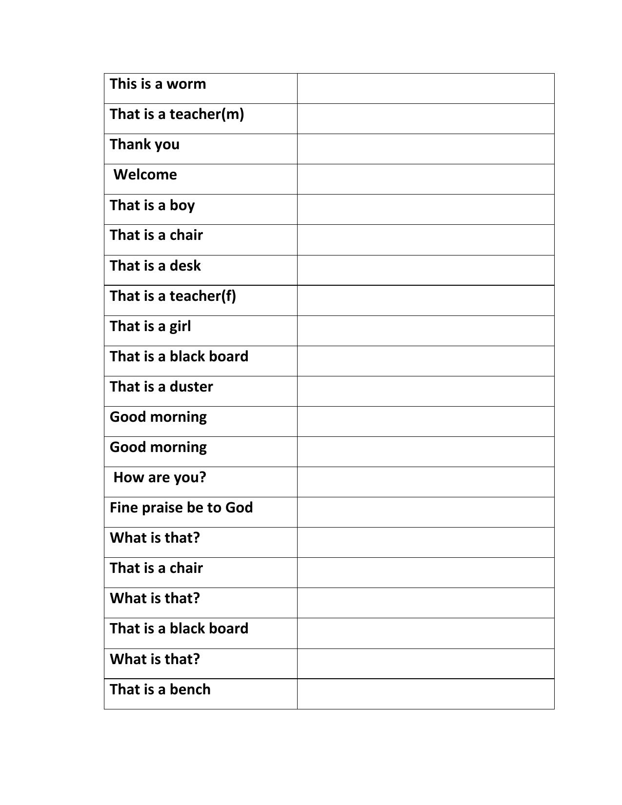 Worksheet for Class 4 Arabic Assignment 8 - Page 8