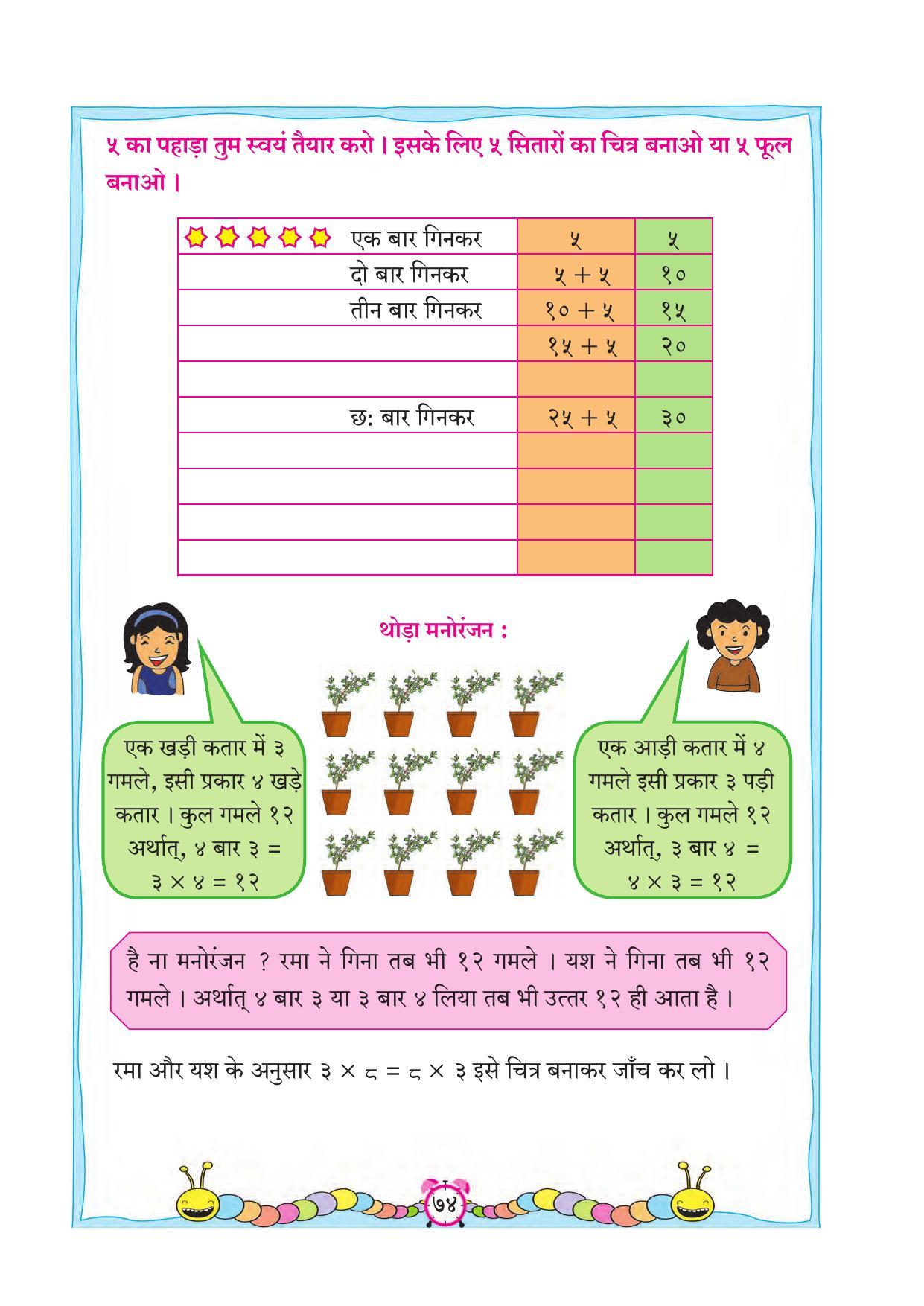 Maharashtra Board Class 2 Hindi Maths Textbook - Page 84