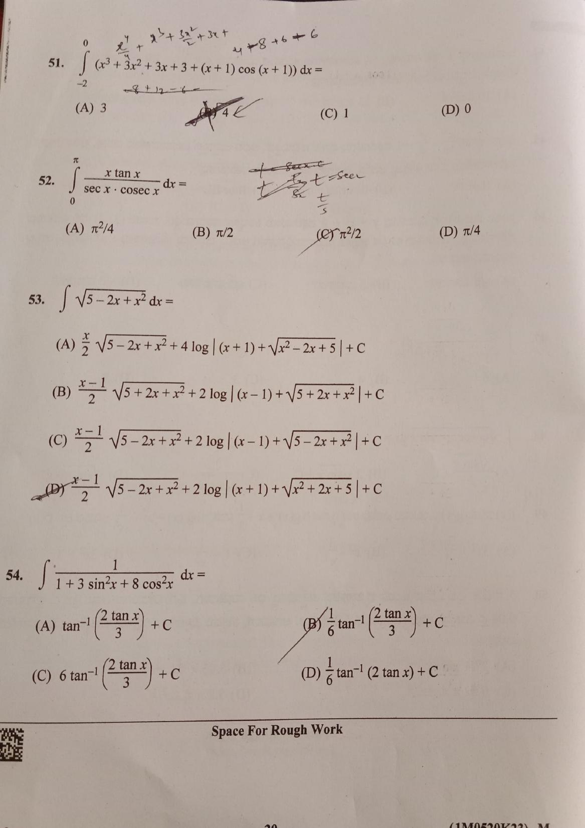 KCET 2023 Mathematics Set D-2 Question Paper - Page 9