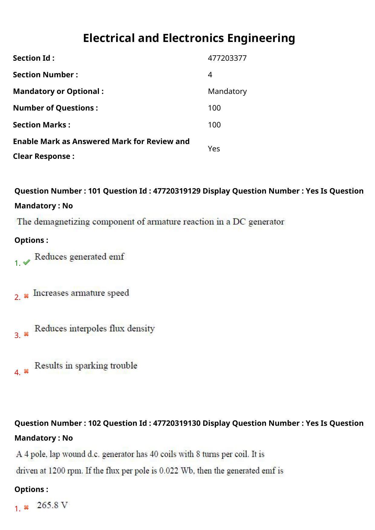 AP ECET 2021 - Electrical and Electronics Engineering Question Paper With Preliminary Keys  Shift1 - Page 55