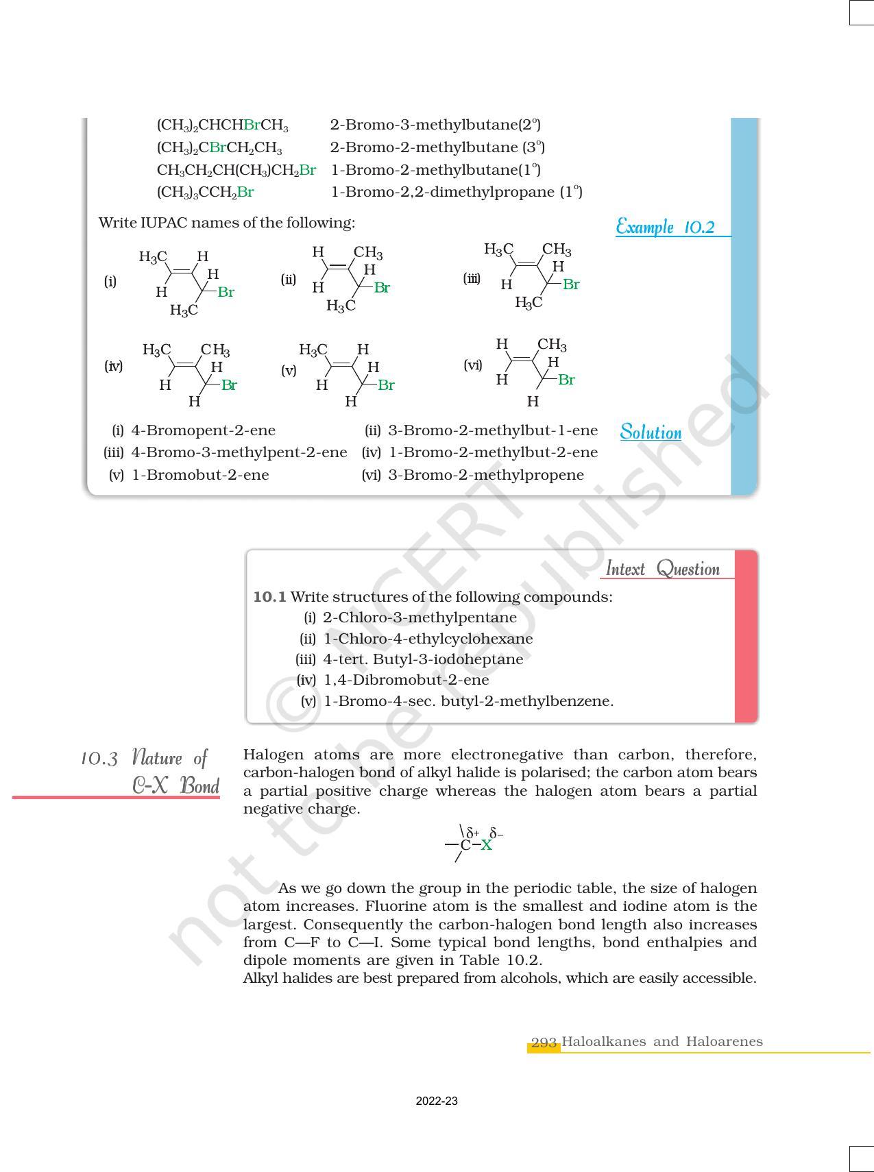 NCERT Book for Class 12 Chemistry Chapter 10 Haloalkanes and Haloarenes - Page 5