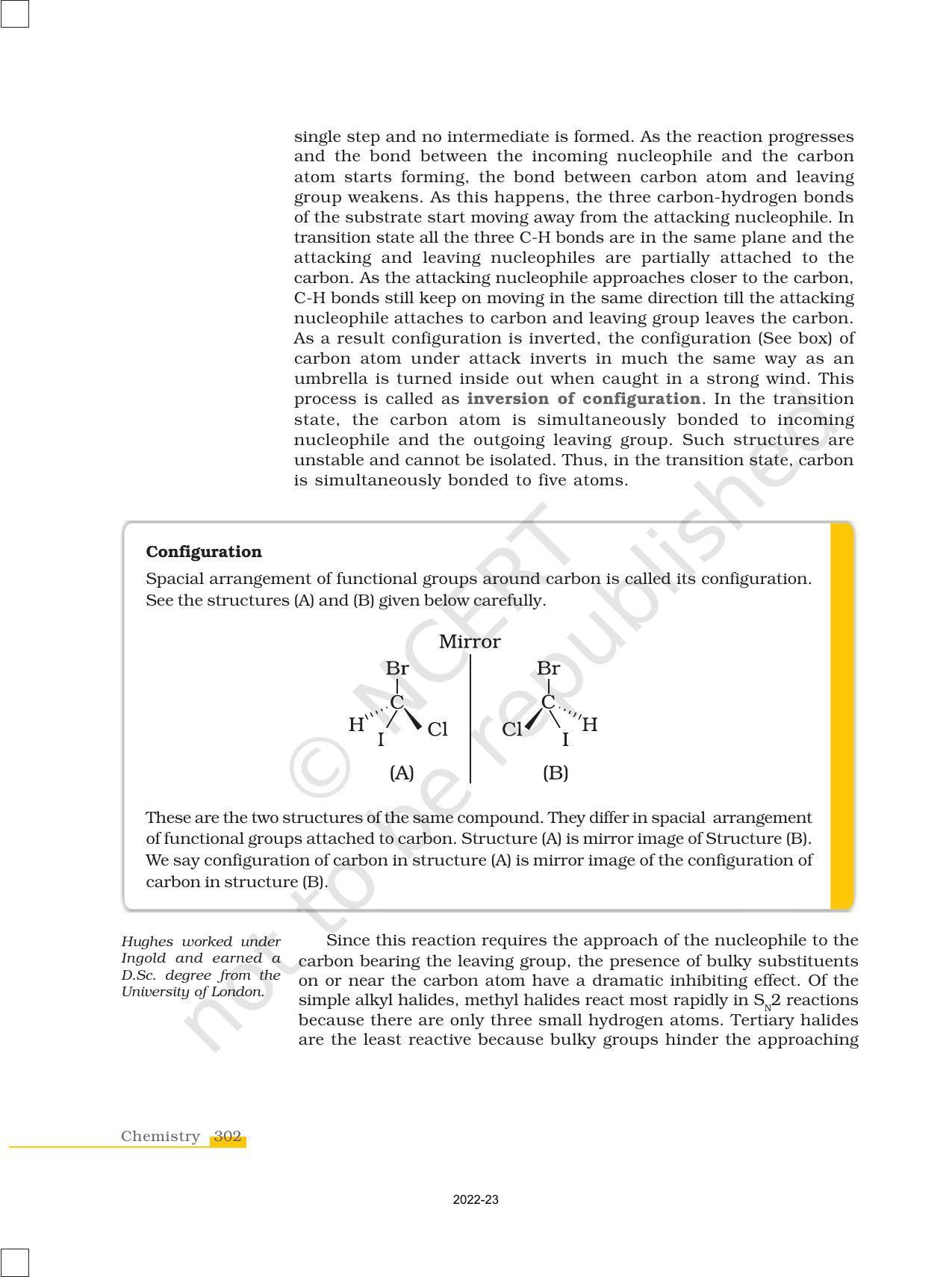 NCERT Book for Class 12 Chemistry Chapter 10 Haloalkanes and Haloarenes - Page 14