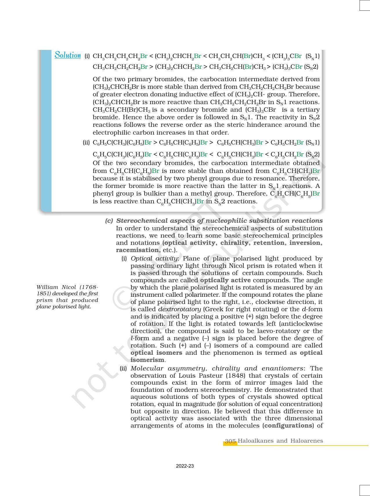 NCERT Book for Class 12 Chemistry Chapter 10 Haloalkanes and Haloarenes - Page 17