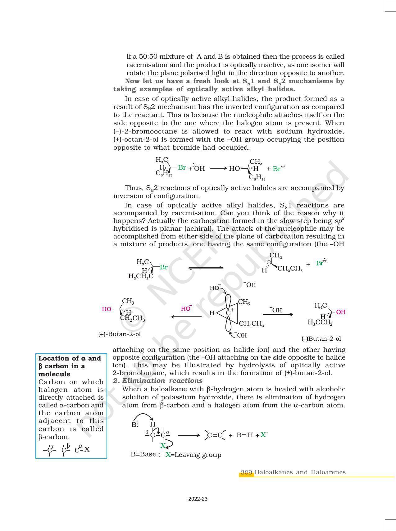 NCERT Book for Class 12 Chemistry Chapter 10 Haloalkanes and Haloarenes - Page 21