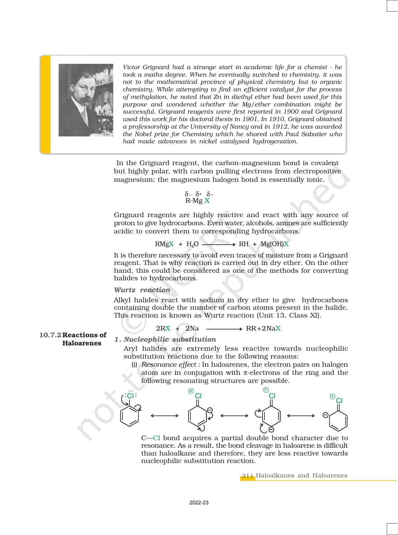 NCERT Book for Class 12 Chemistry Chapter 10 Haloalkanes and Haloarenes - Page 23
