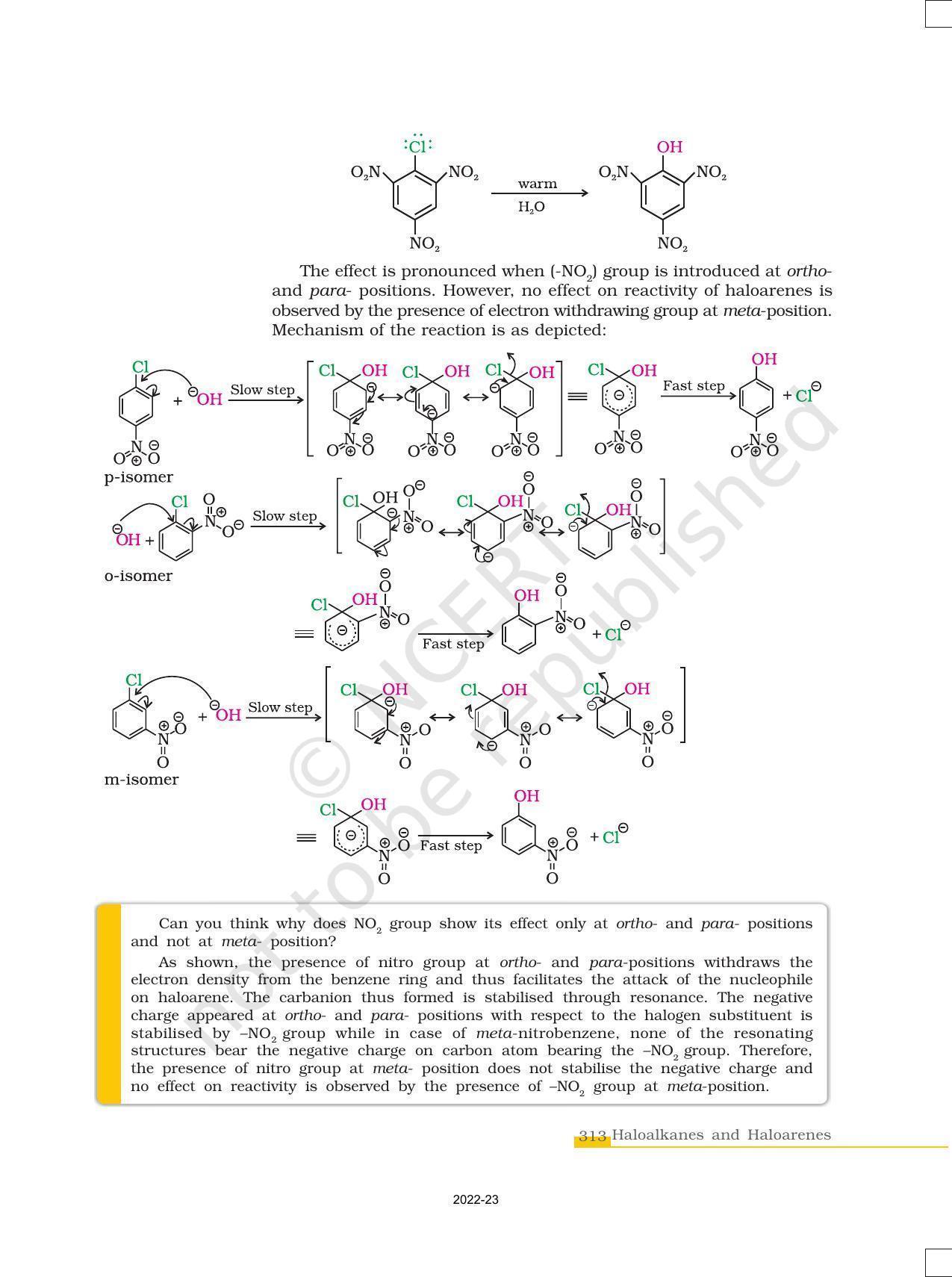 NCERT Book for Class 12 Chemistry Chapter 10 Haloalkanes and Haloarenes - Page 25