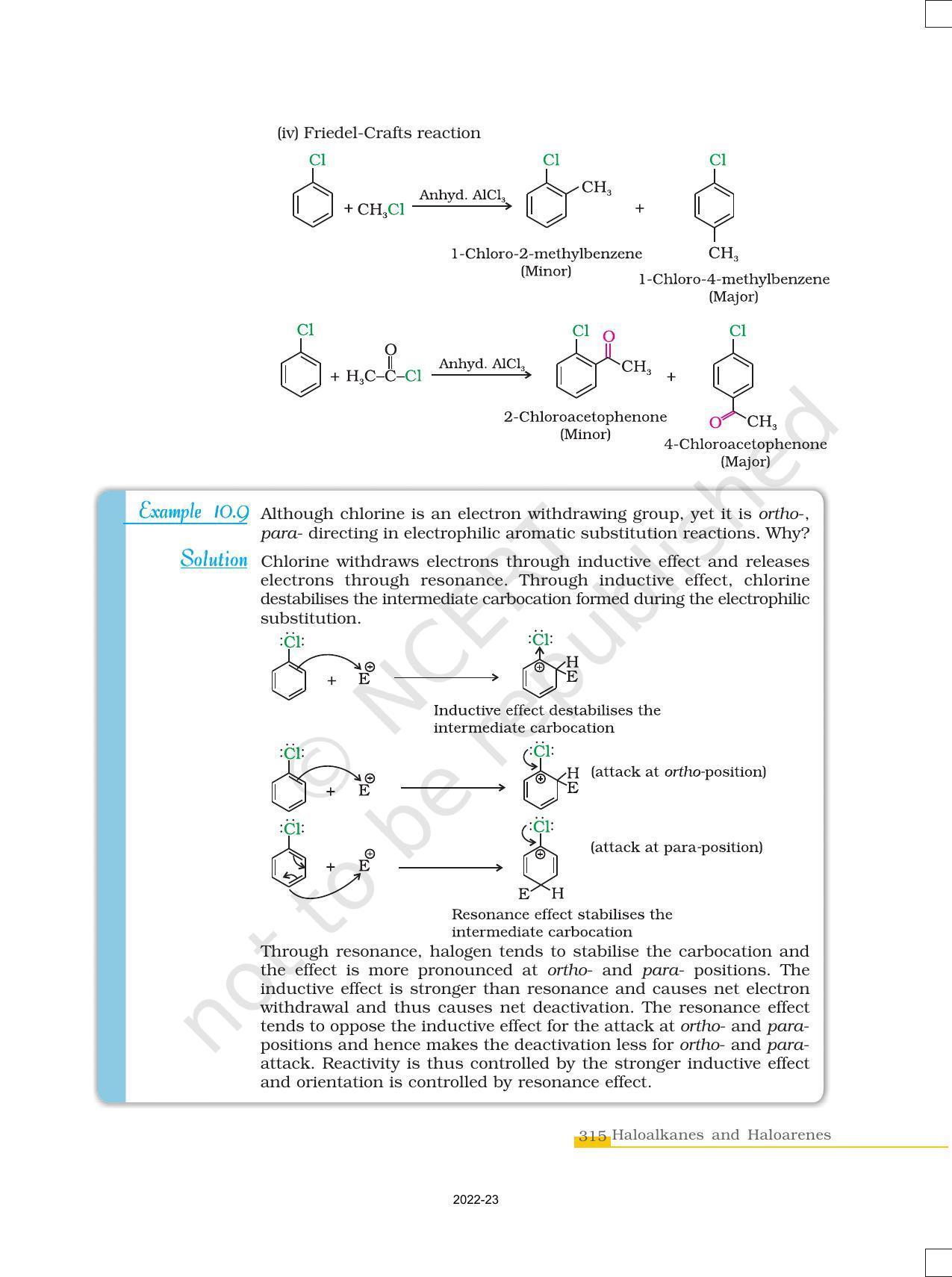 NCERT Book for Class 12 Chemistry Chapter 10 Haloalkanes and Haloarenes - Page 27