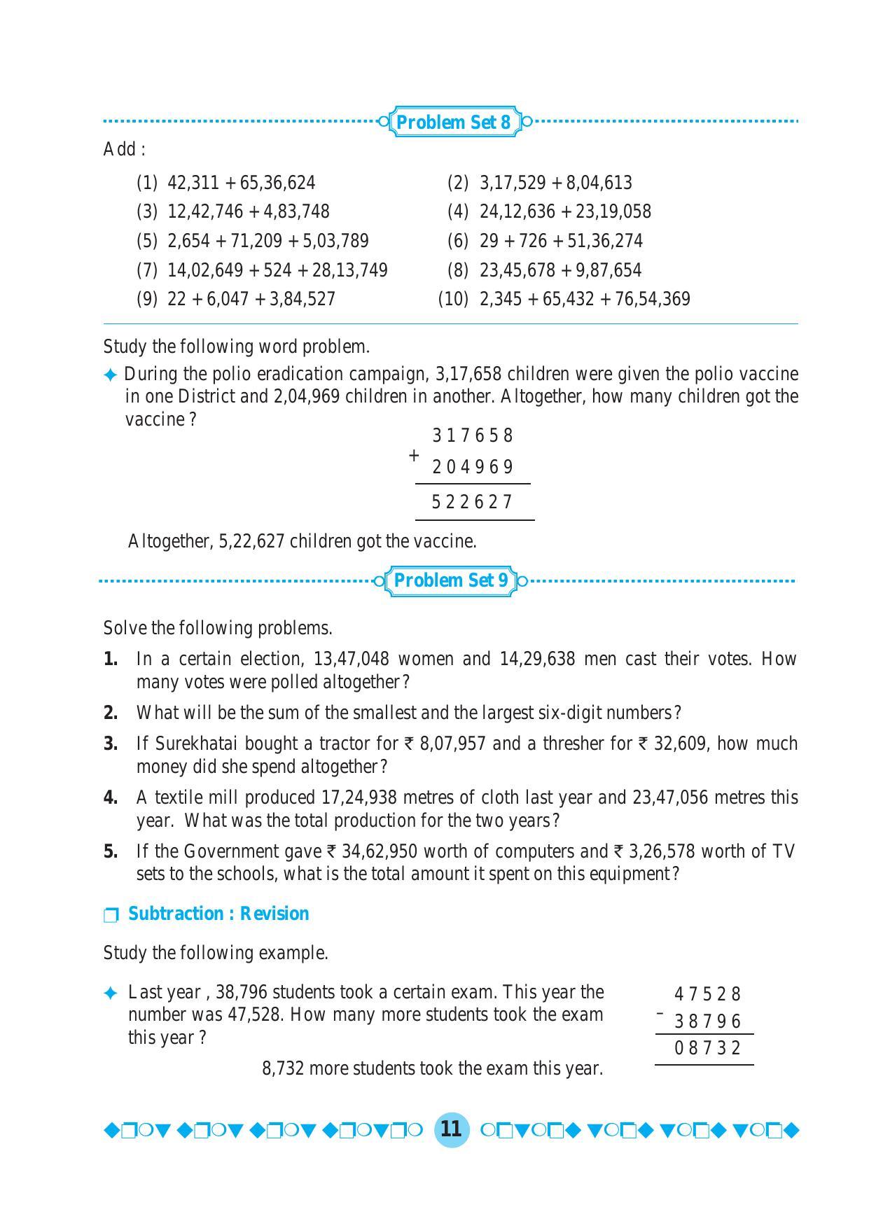 Maharashtra Board Class 5 Maths Textbook - Page 21