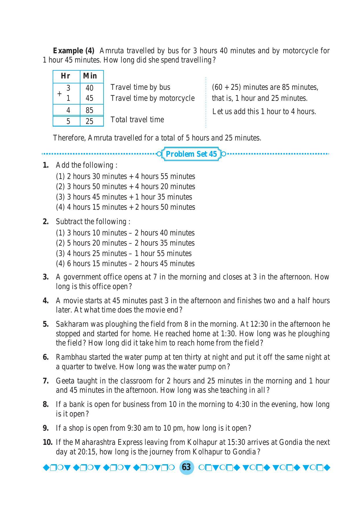 Maharashtra Board Class 5 Maths Textbook - Page 73