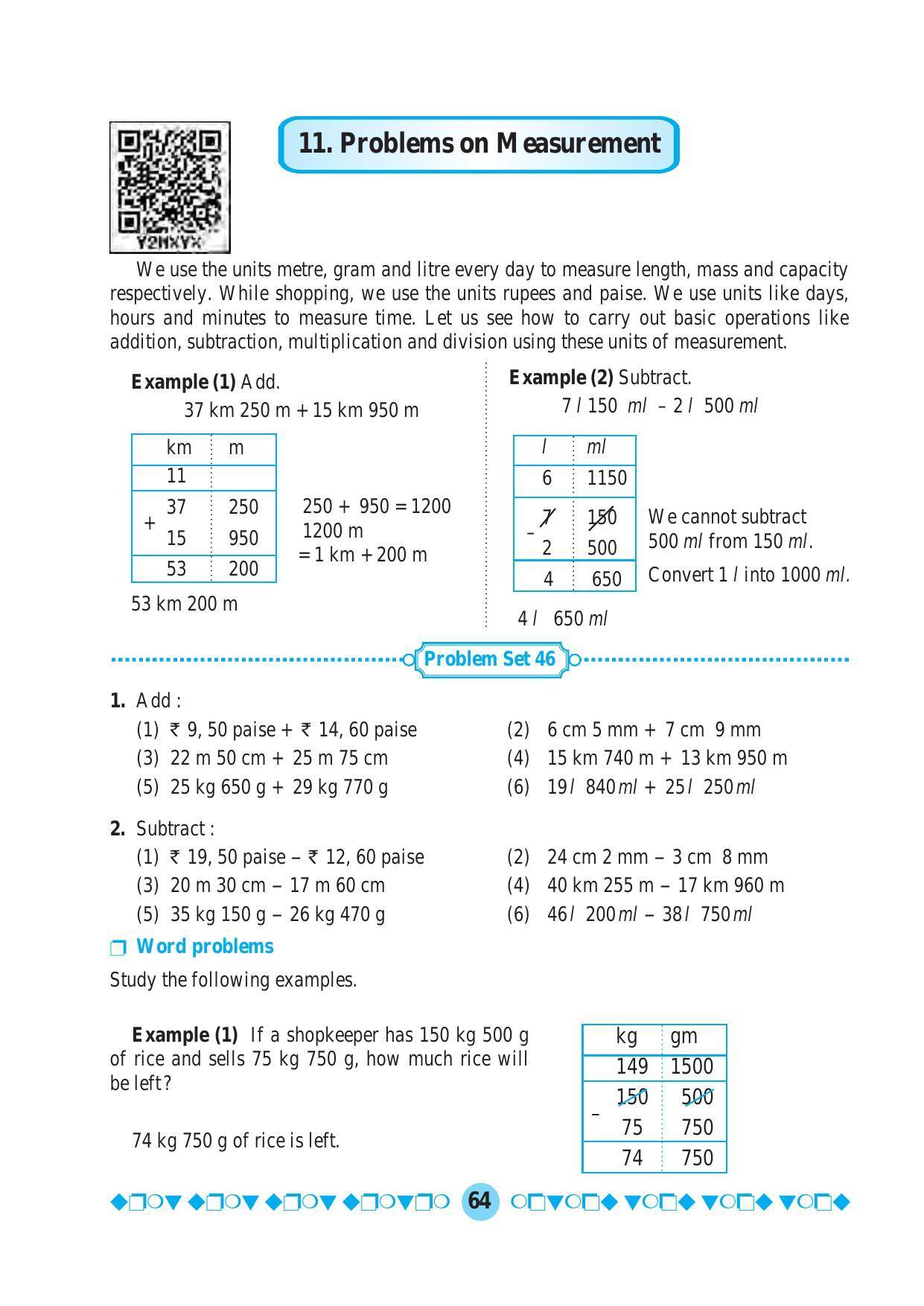 Maharashtra Board Class 5 Maths Textbook - Page 74