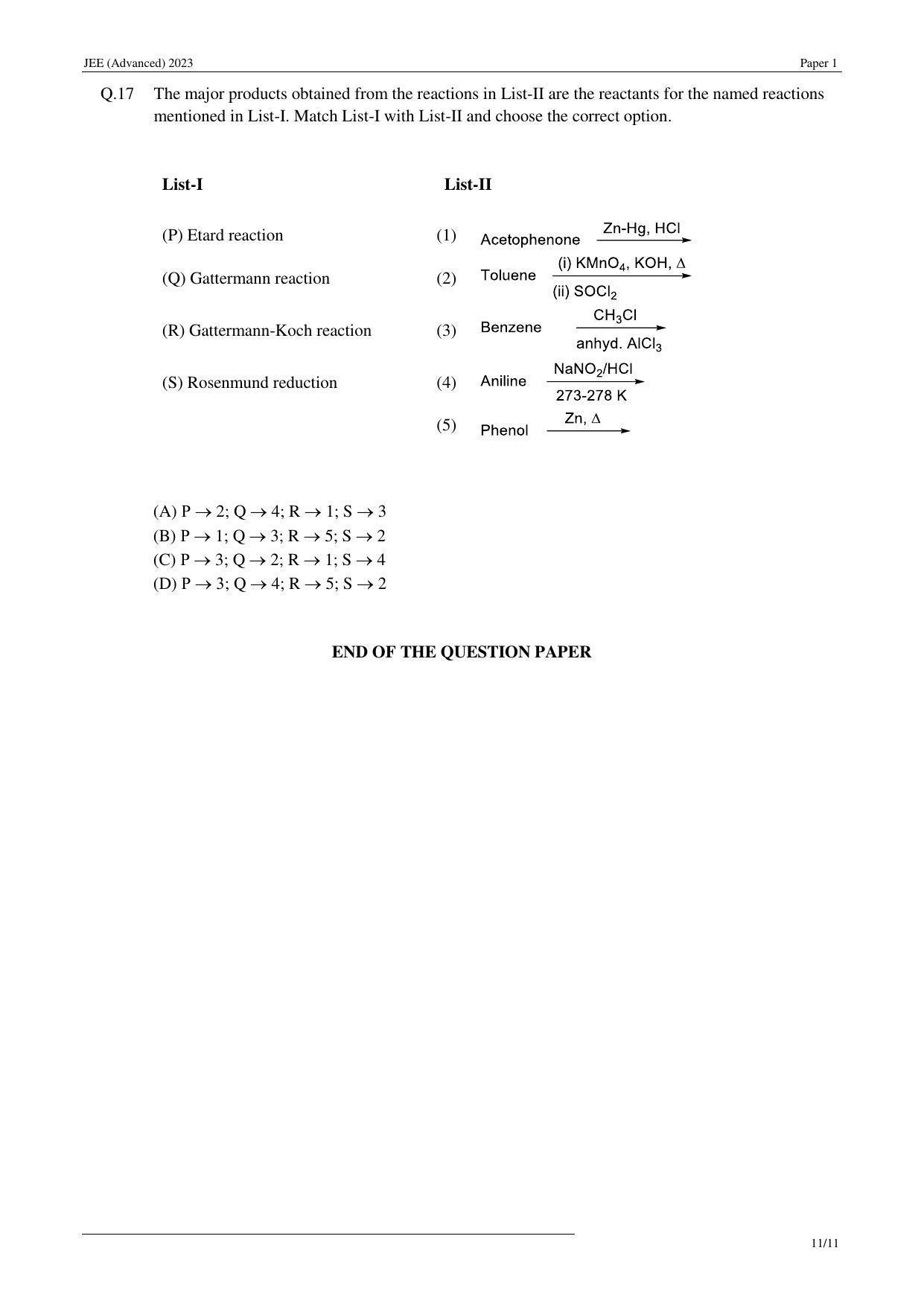 JEE (Advanced) 2023 Paper I - Mathematics Question Paper - Page 30