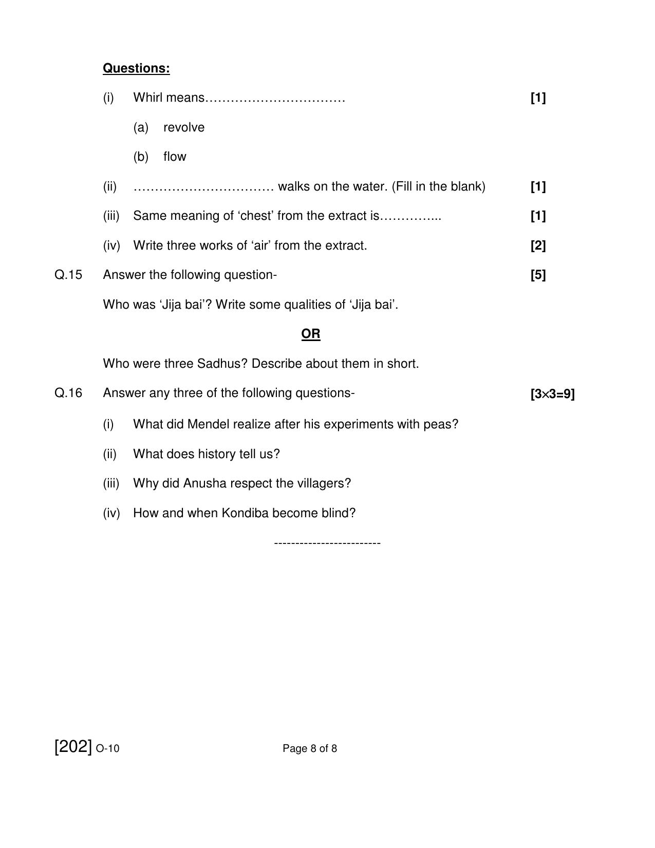 Open School Exam 2019 December Question Paper (All Subjects) - Page 16