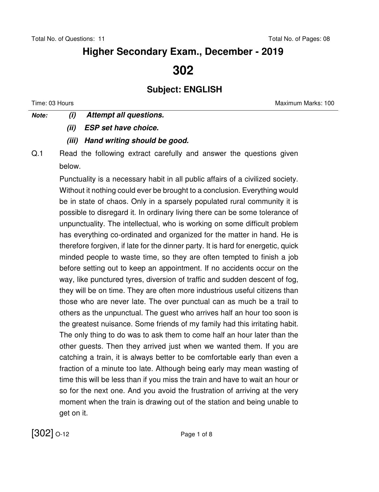 Open School Exam 2019 December Question Paper (All Subjects) - Page 82
