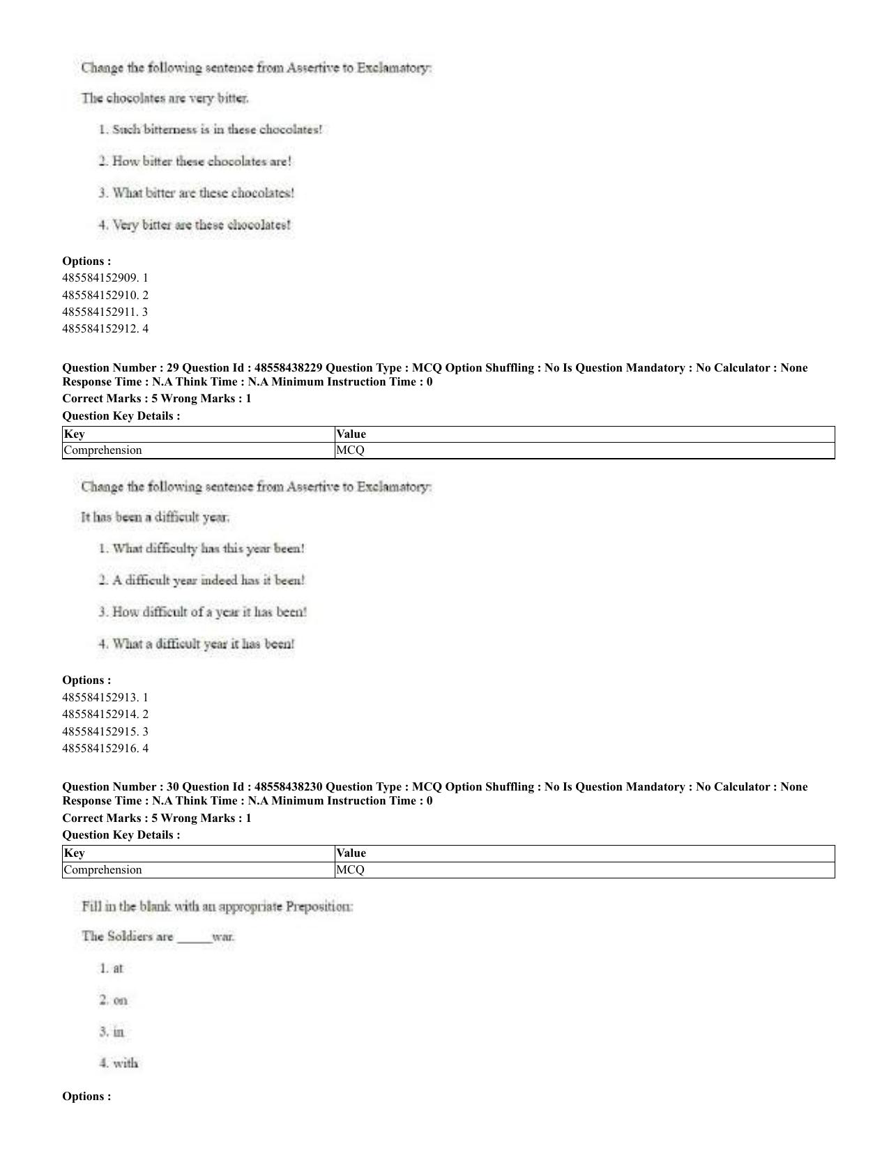 CUET 2023 English Urdu Shift 3 Question Papers - 02 Jul 2023 - Page 21