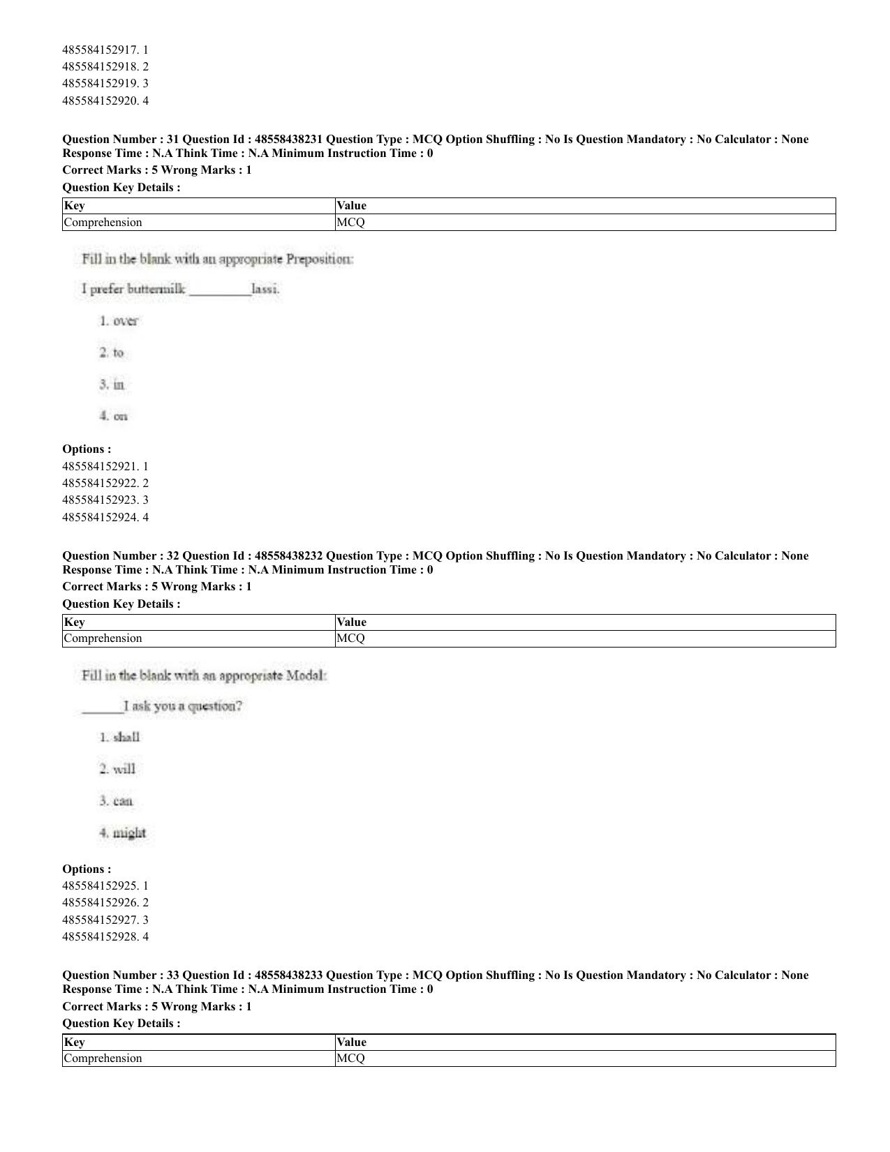 CUET 2023 English Urdu Shift 3 Question Papers - 02 Jul 2023 - Page 22