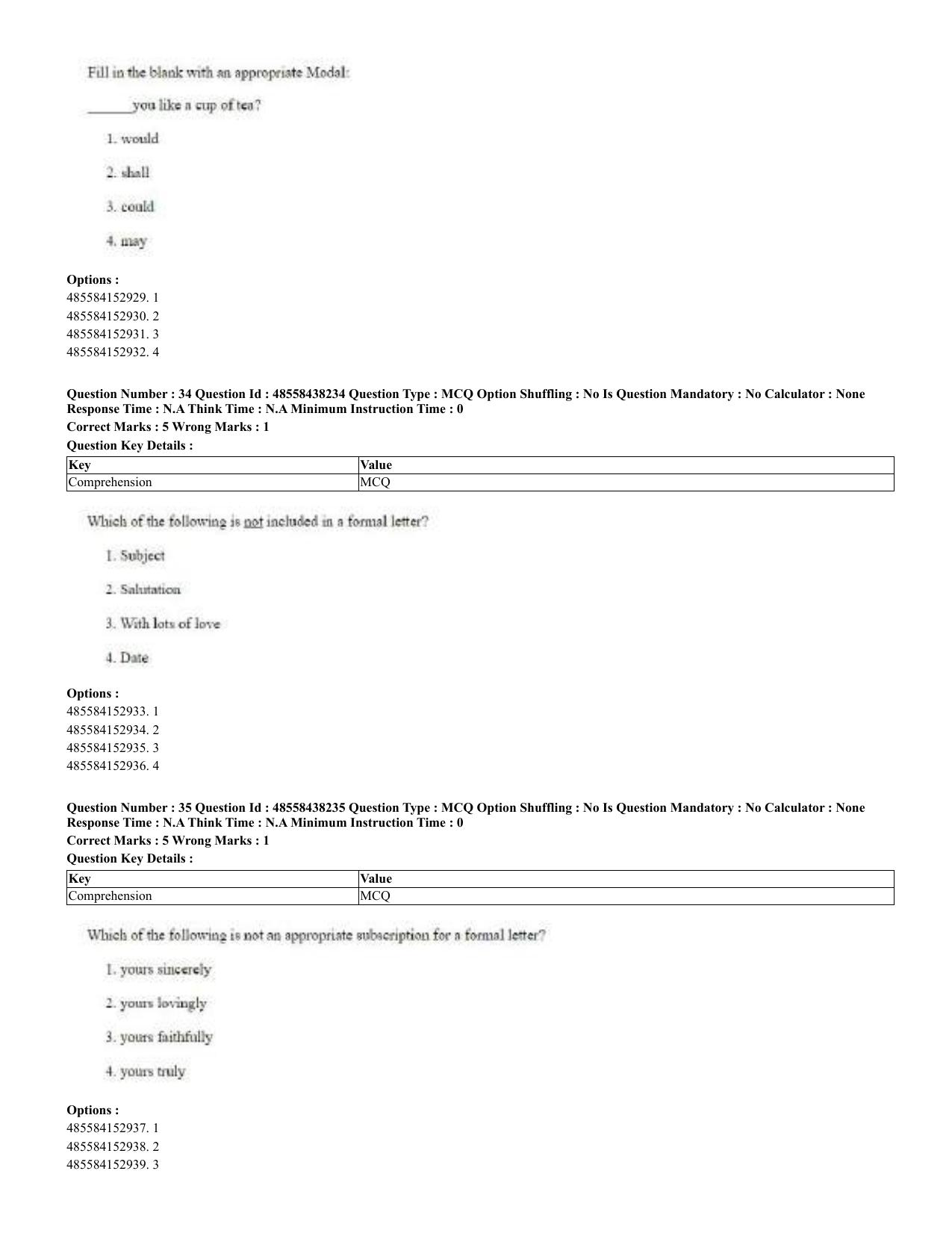 CUET 2023 English Urdu Shift 3 Question Papers - 02 Jul 2023 - Page 23