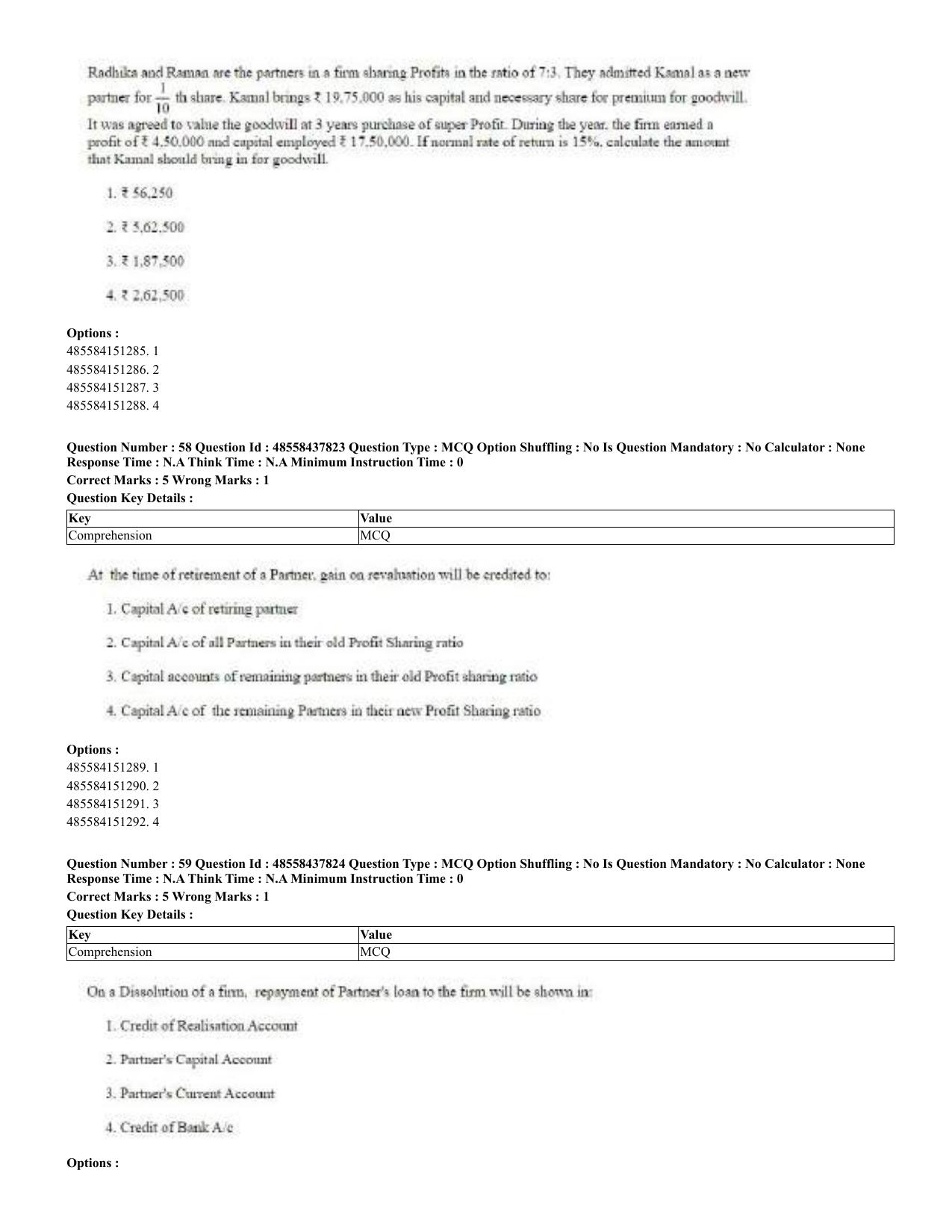 CUET 2023 English Urdu Shift 3 Question Papers - 02 Jul 2023 - Page 36
