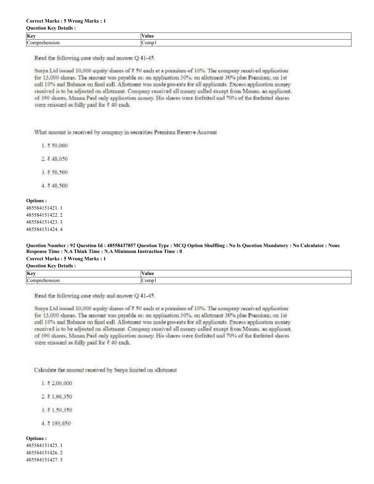 CUET 2023 English Urdu Shift 3 Question Papers - 02 Jul 2023 - Page 52