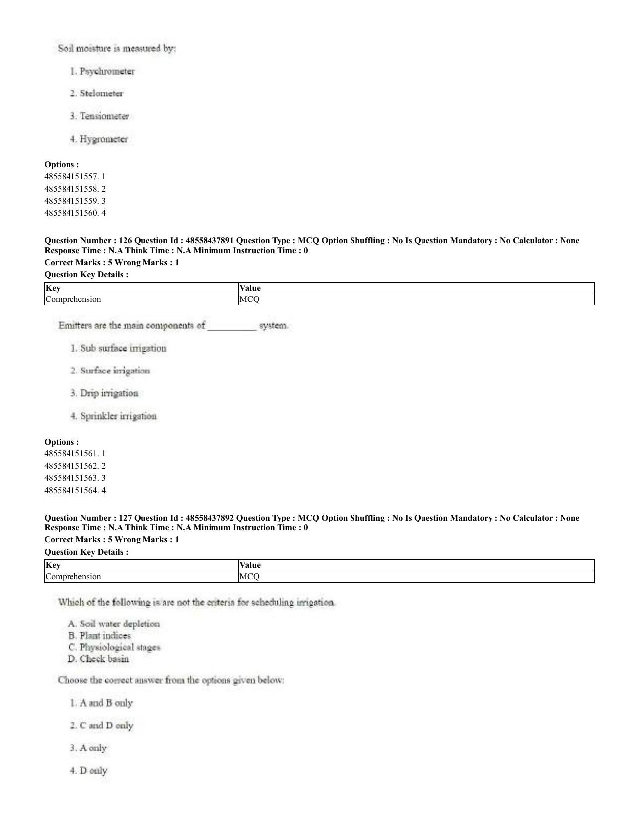 CUET 2023 English Urdu Shift 3 Question Papers - 02 Jul 2023 - Page 71