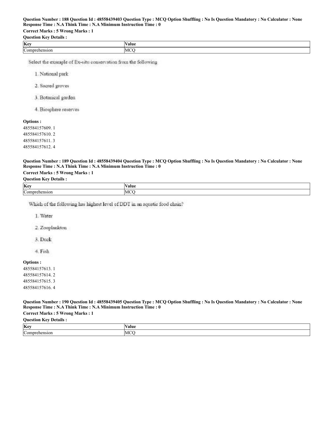 CUET 2023 English Urdu Shift 3 Question Papers - 02 Jul 2023 - Page 101
