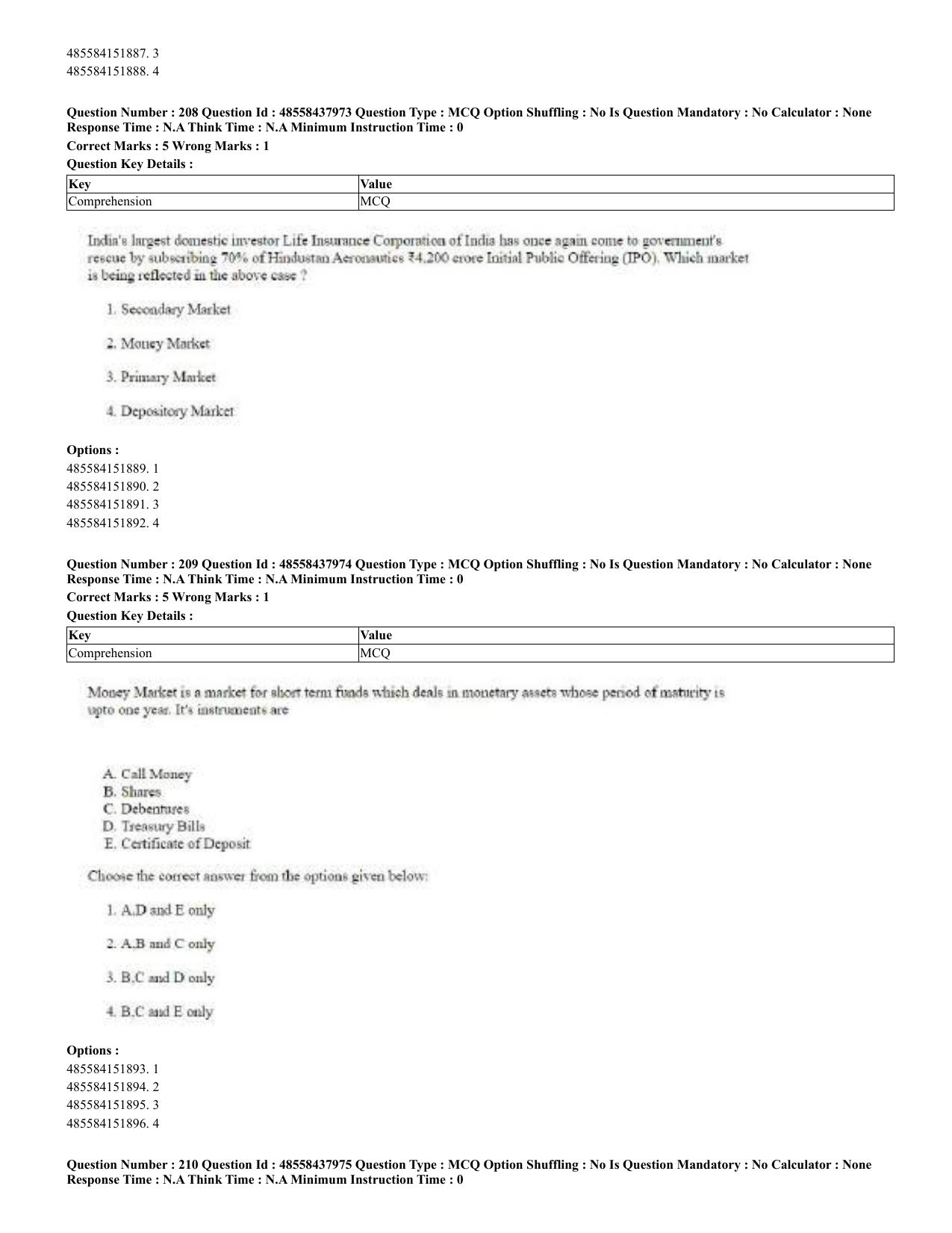 CUET 2023 English Urdu Shift 3 Question Papers - 02 Jul 2023 - Page 114
