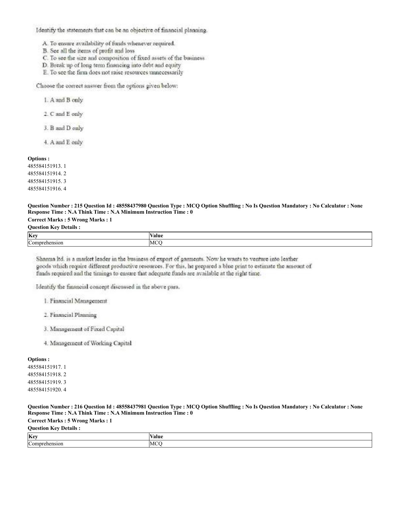 CUET 2023 English Urdu Shift 3 Question Papers - 02 Jul 2023 - Page 117