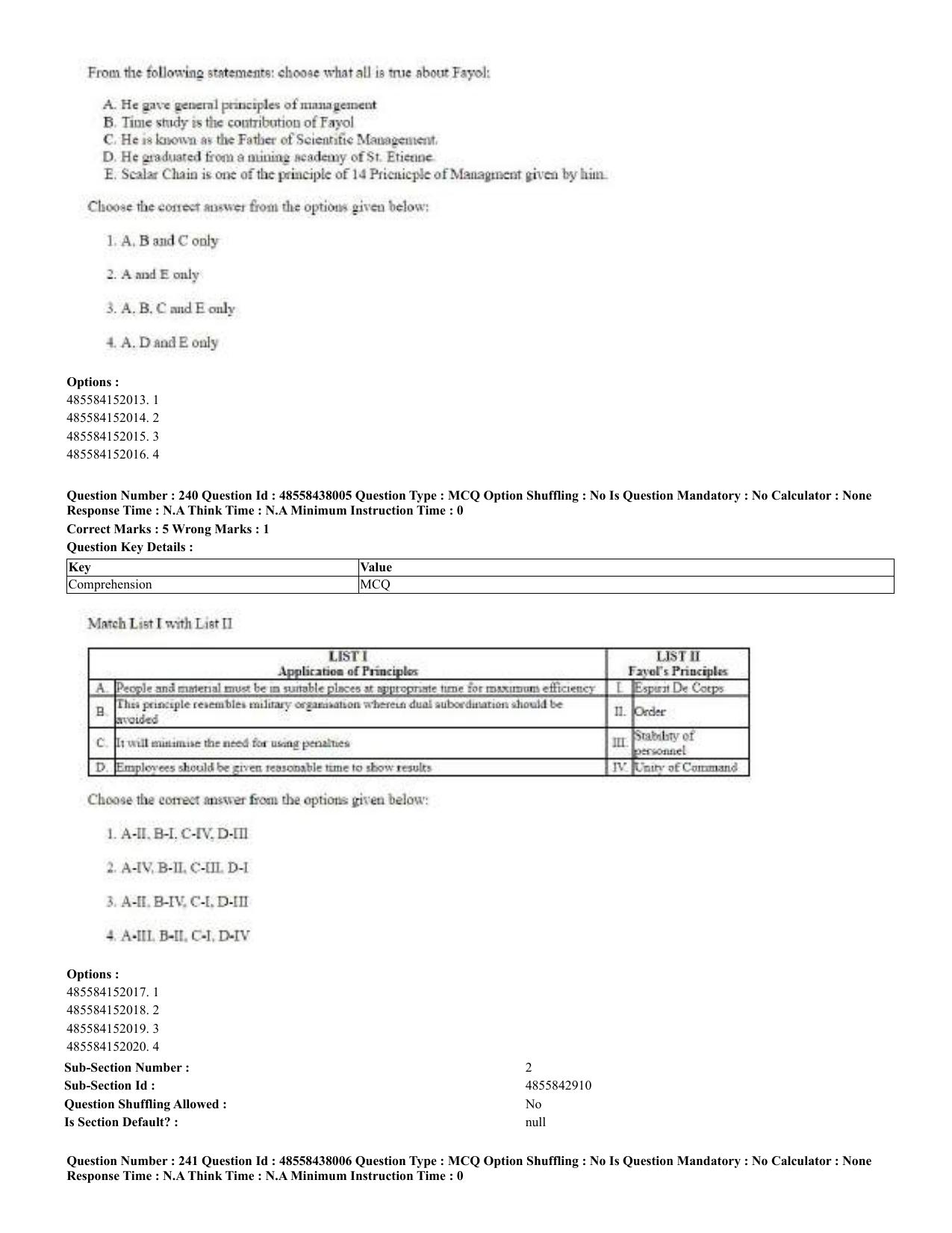 CUET 2023 English Urdu Shift 3 Question Papers - 02 Jul 2023 - Page 129
