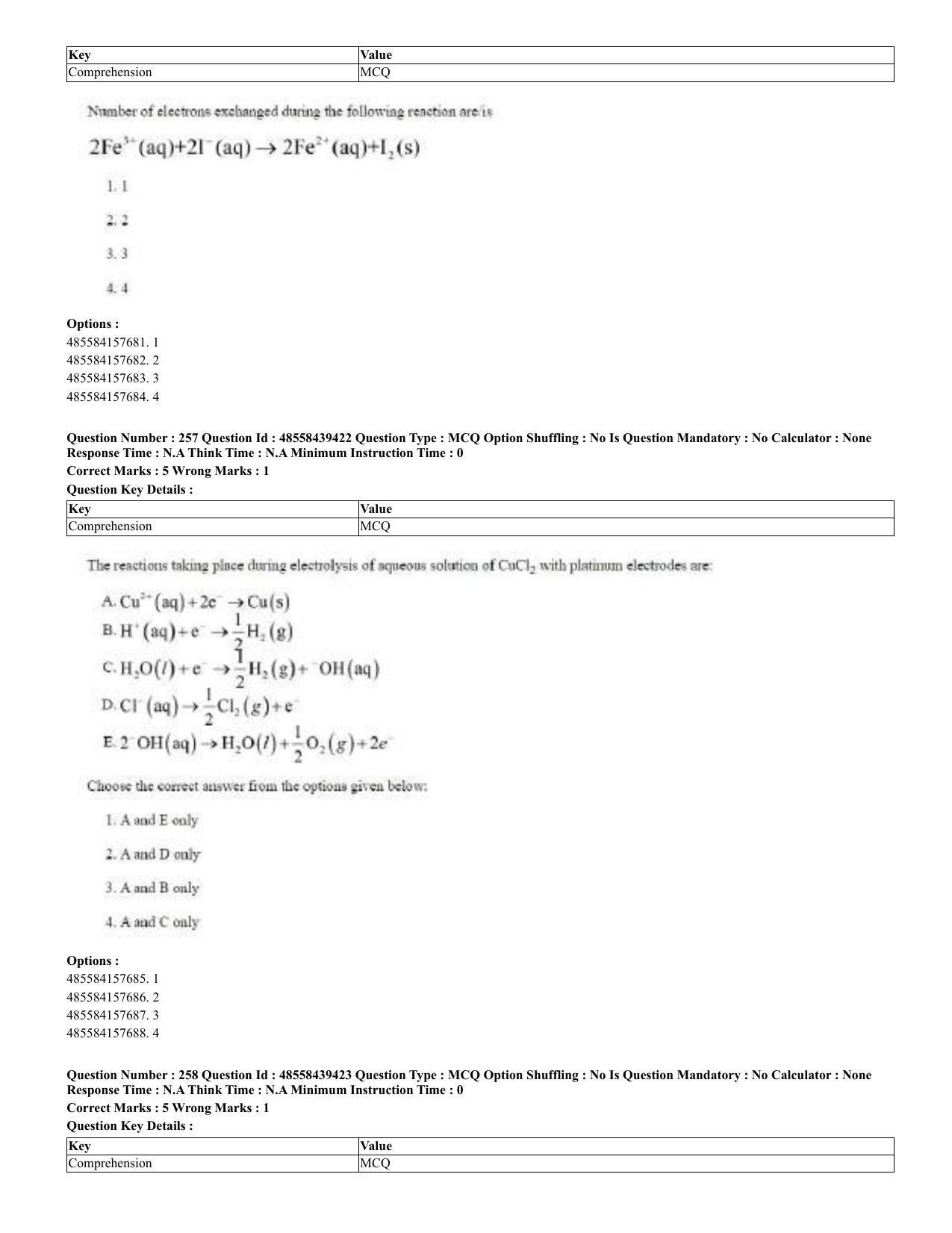 CUET 2023 English Urdu Shift 3 Question Papers - 02 Jul 2023 - Page 140