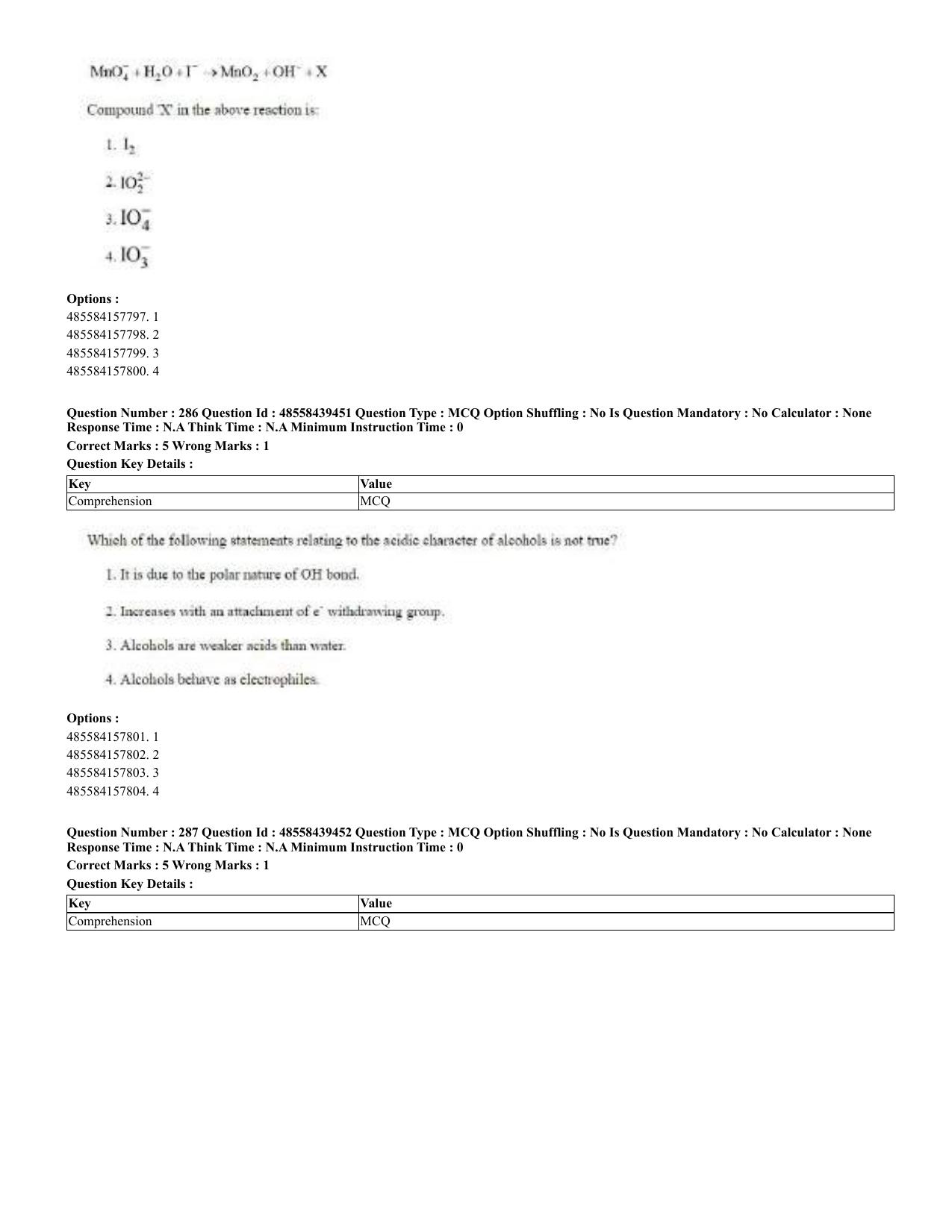 CUET 2023 English Urdu Shift 3 Question Papers - 02 Jul 2023 - Page 154