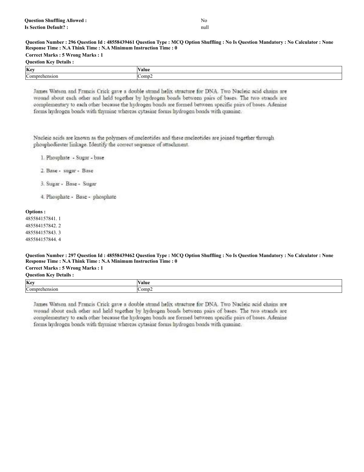 CUET 2023 English Urdu Shift 3 Question Papers - 02 Jul 2023 - Page 160