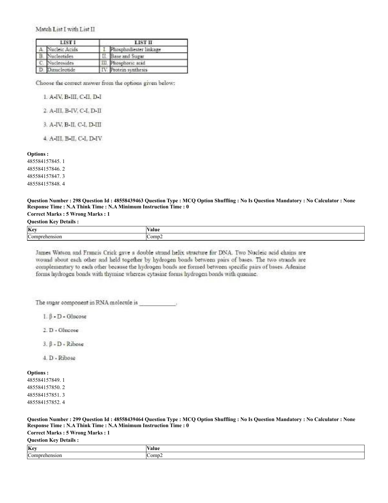 CUET 2023 English Urdu Shift 3 Question Papers - 02 Jul 2023 - Page 161