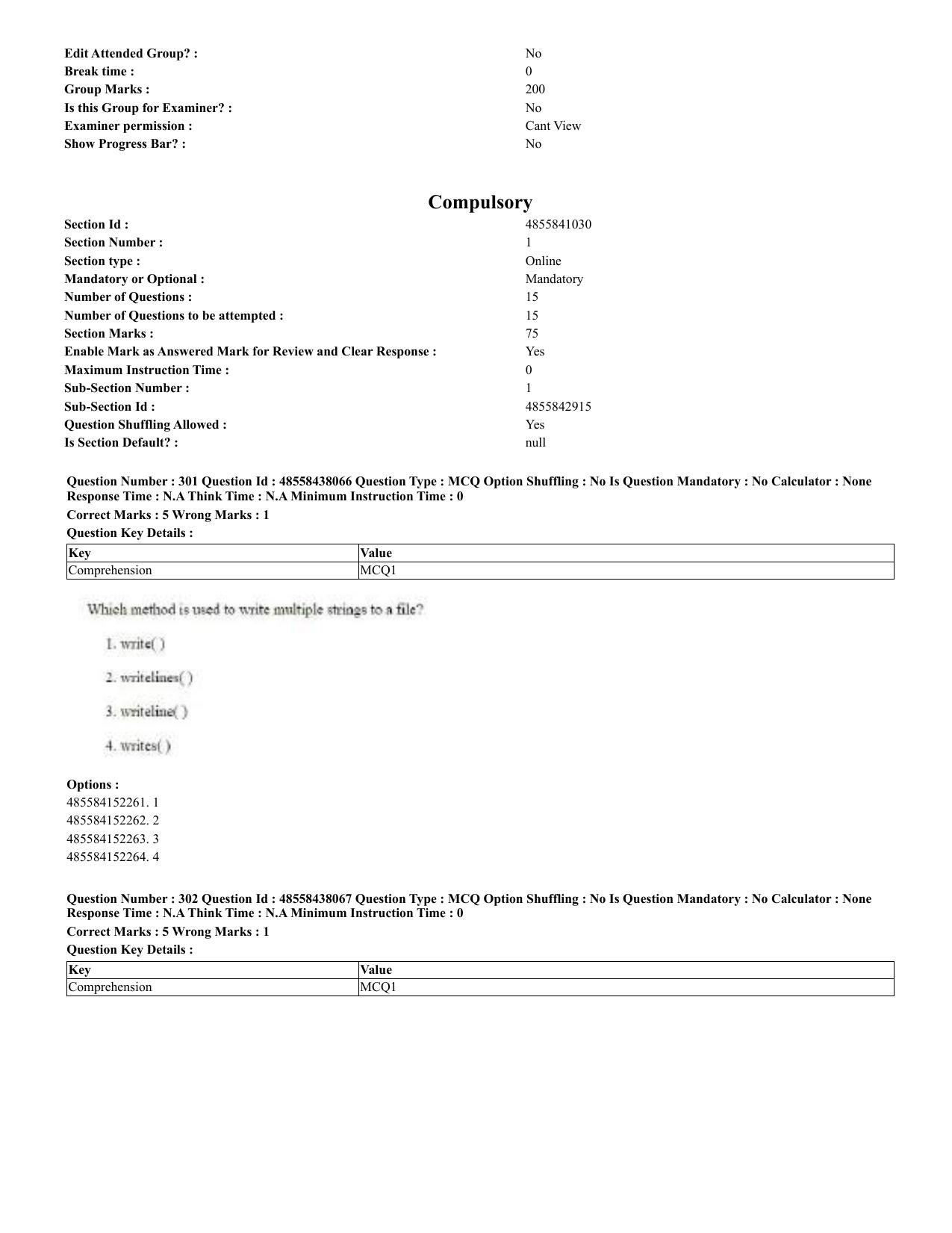 CUET 2023 English Urdu Shift 3 Question Papers - 02 Jul 2023 - Page 163