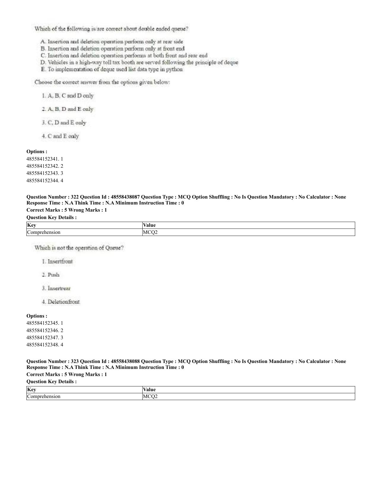 CUET 2023 English Urdu Shift 3 Question Papers - 02 Jul 2023 - Page 173