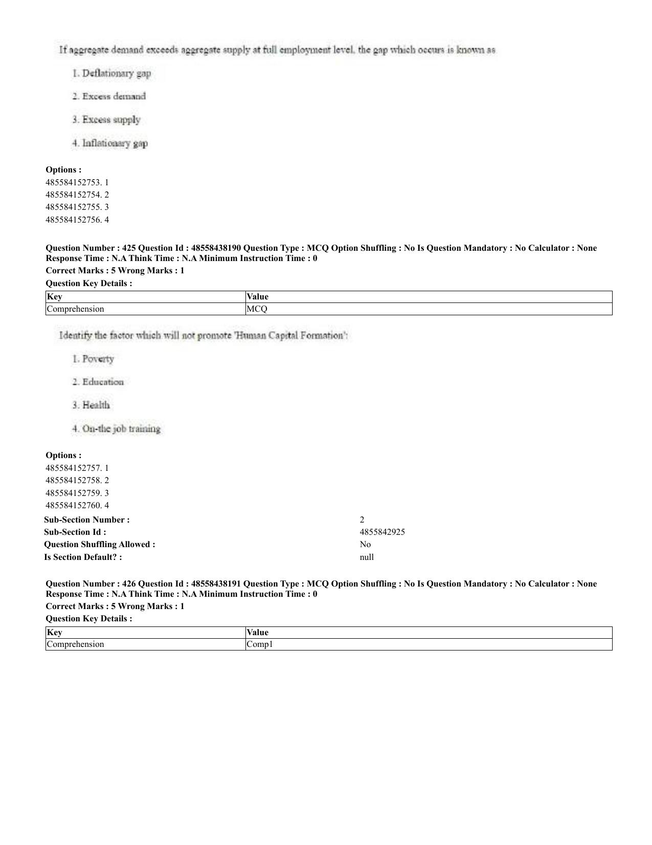 CUET 2023 English Urdu Shift 3 Question Papers - 02 Jul 2023 - Page 226