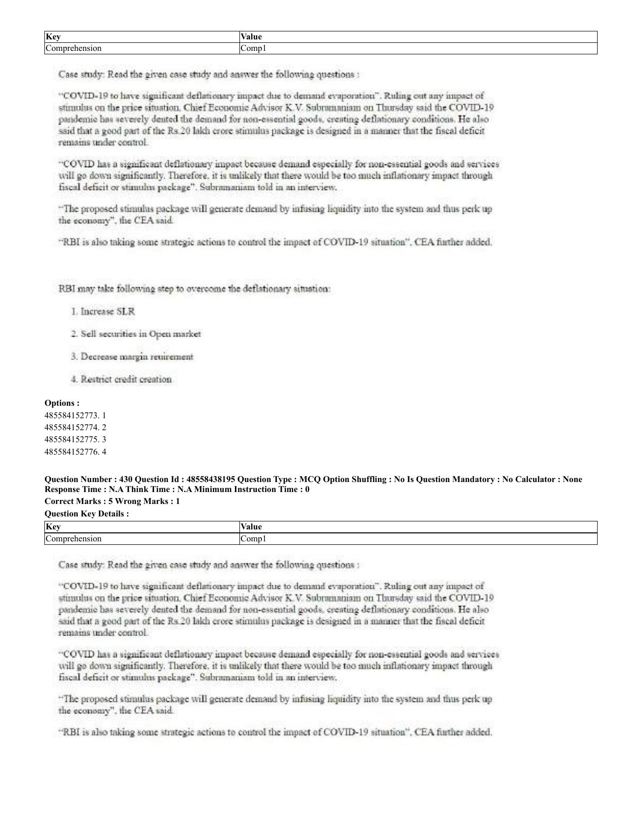 CUET 2023 English Urdu Shift 3 Question Papers - 02 Jul 2023 - Page 229