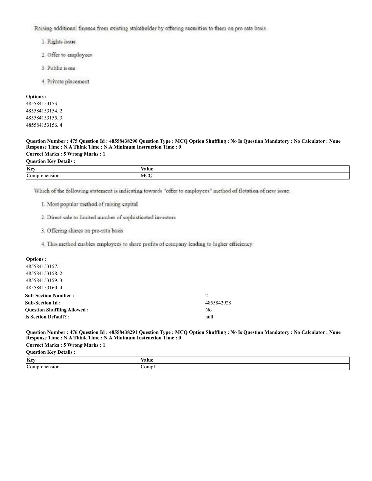 CUET 2023 English Urdu Shift 3 Question Papers - 02 Jul 2023 - Page 251
