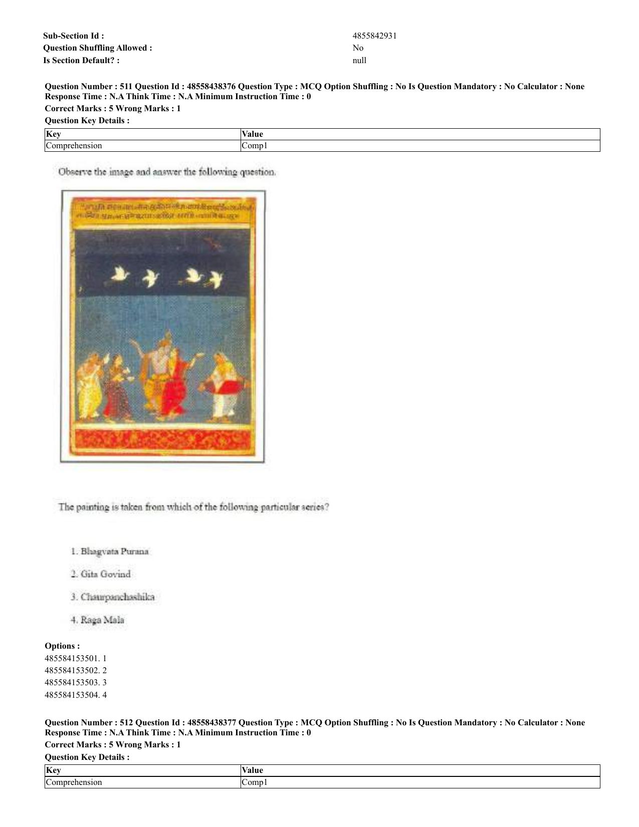 CUET 2023 English Urdu Shift 3 Question Papers - 02 Jul 2023 - Page 270