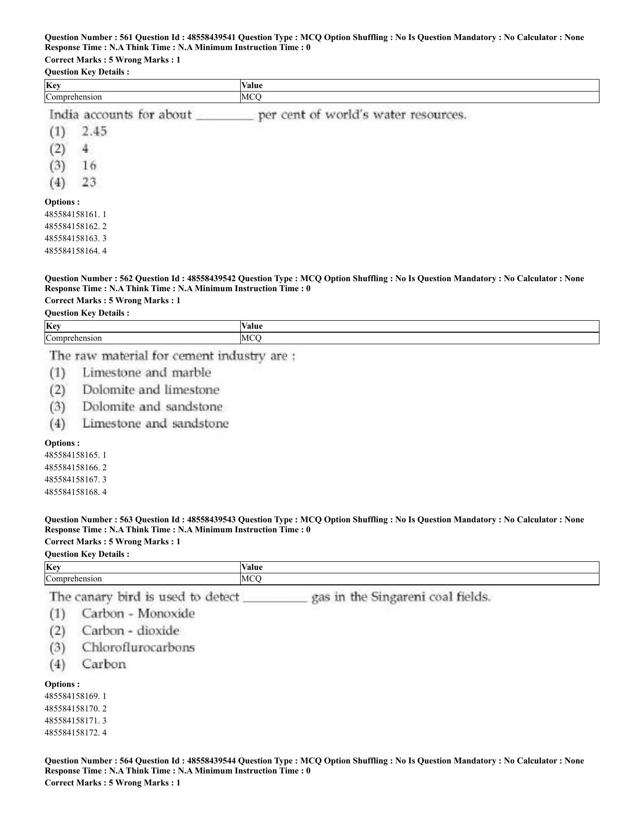 CUET 2023 English Urdu Shift 3 Question Papers - 02 Jul 2023 - Page 297
