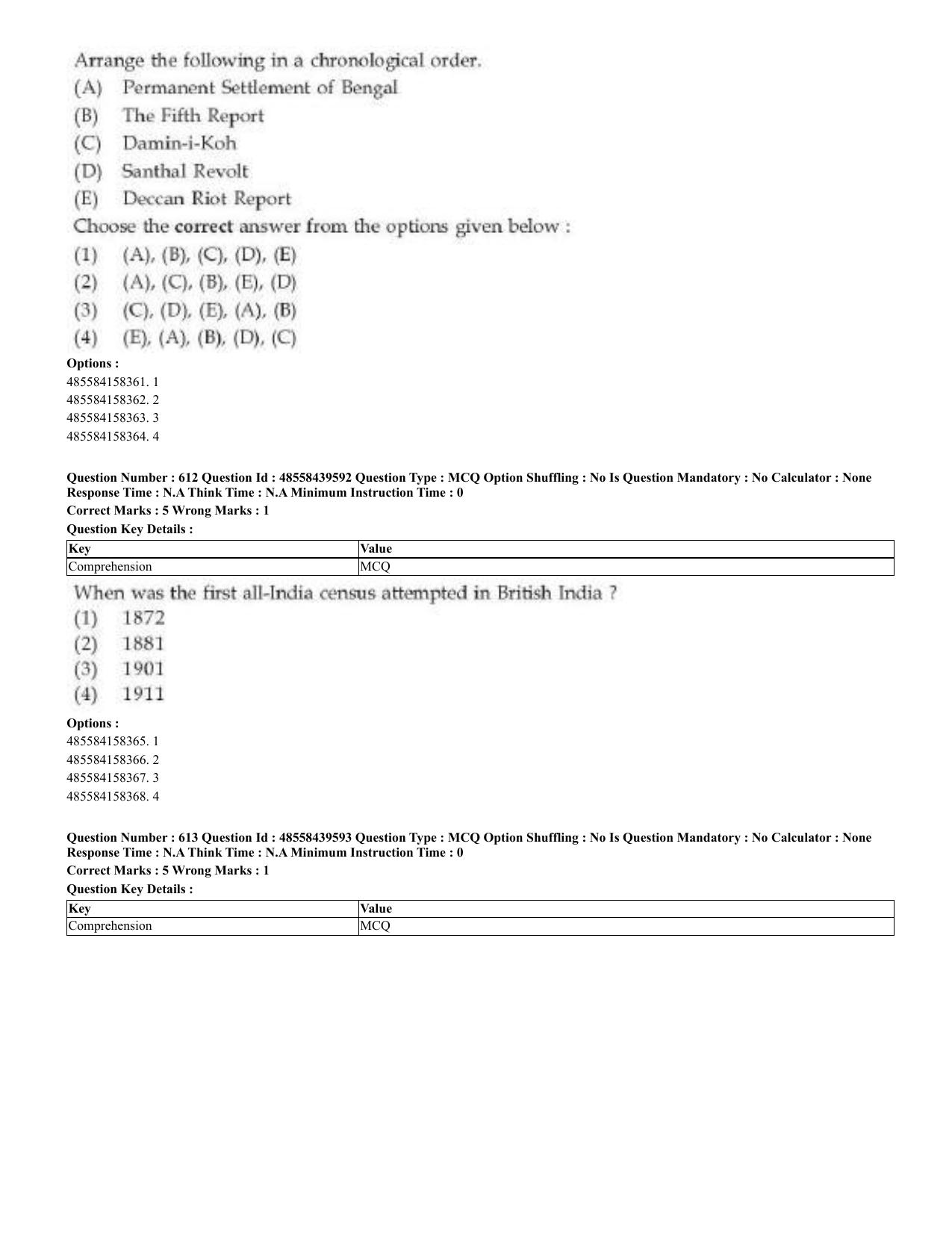 CUET 2023 English Urdu Shift 3 Question Papers - 02 Jul 2023 - Page 324