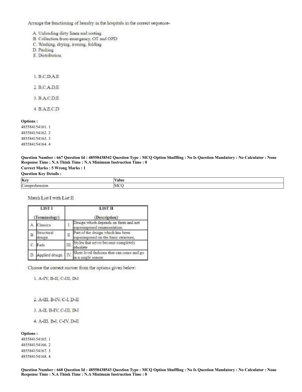 CUET 2023 English Urdu Shift 3 Question Papers - 02 Jul 2023 - Page 349
