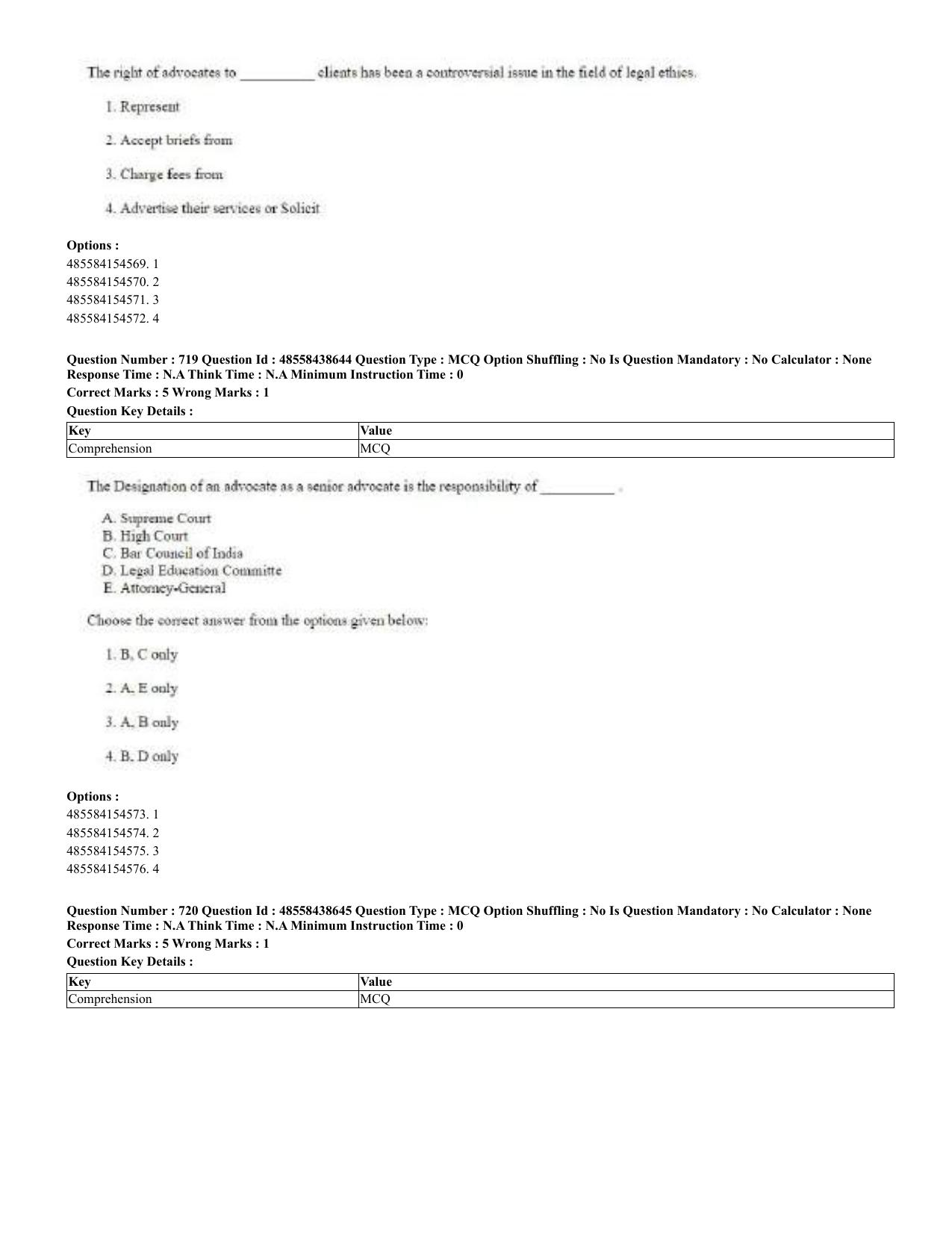 CUET 2023 English Urdu Shift 3 Question Papers - 02 Jul 2023 - Page 376
