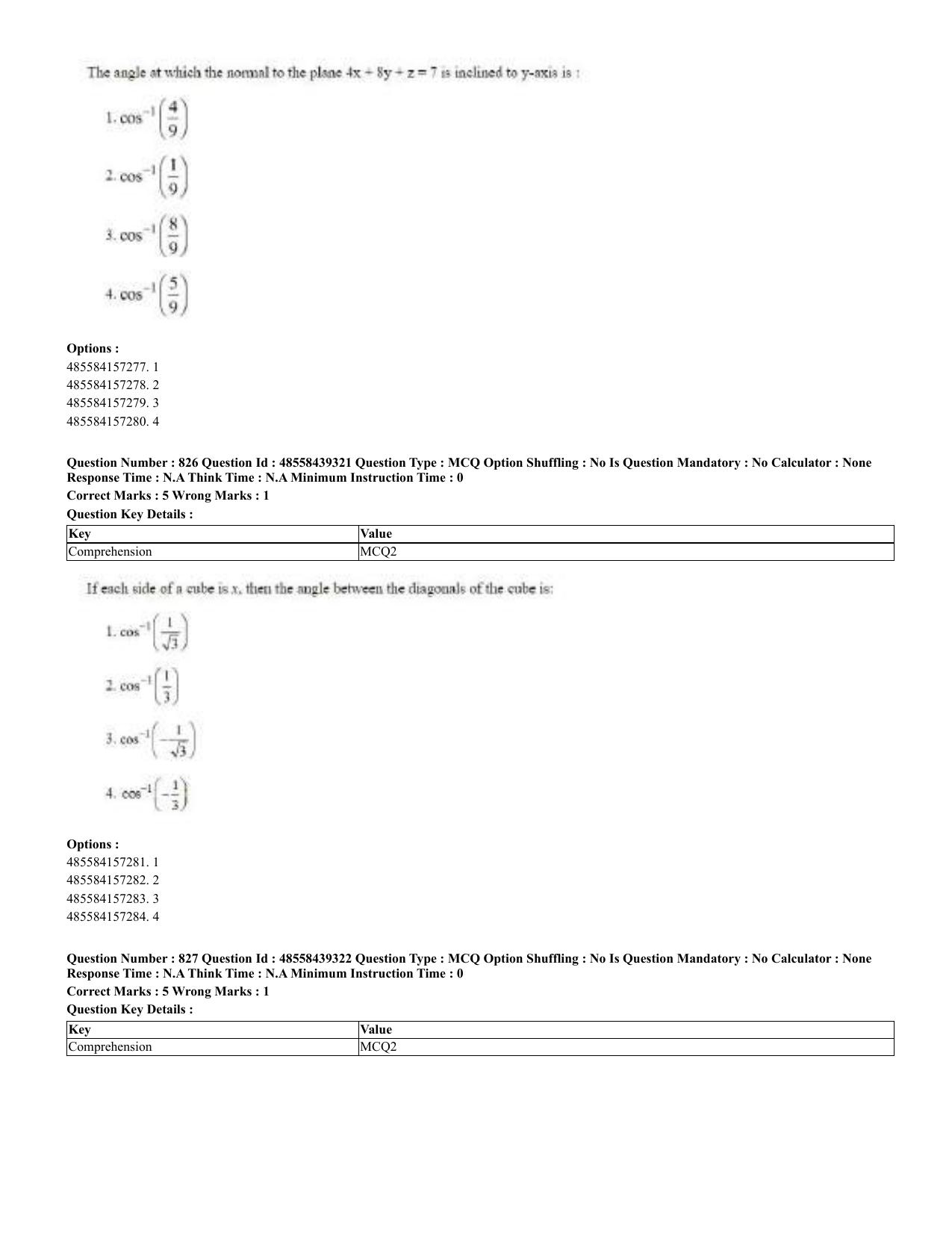 CUET 2023 English Urdu Shift 3 Question Papers - 02 Jul 2023 - Page 428