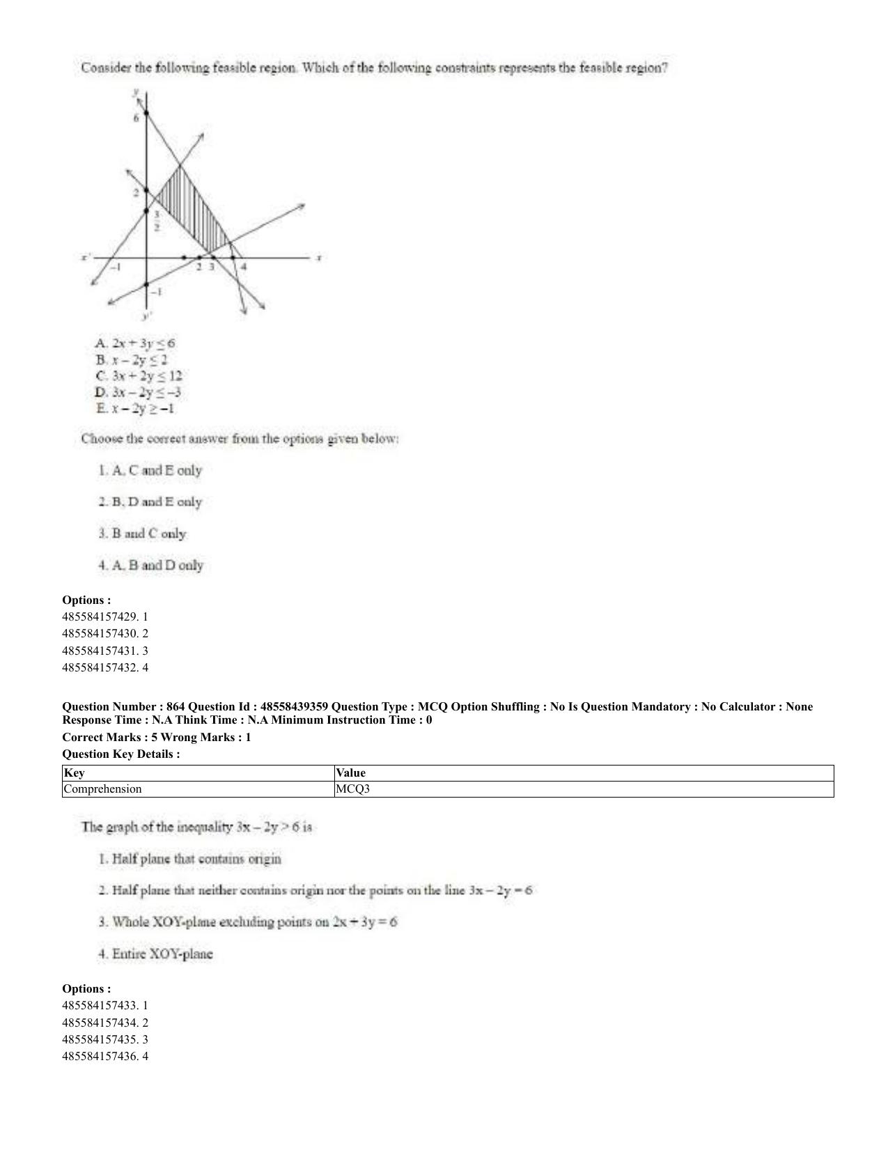 CUET 2023 English Urdu Shift 3 Question Papers - 02 Jul 2023 - Page 446