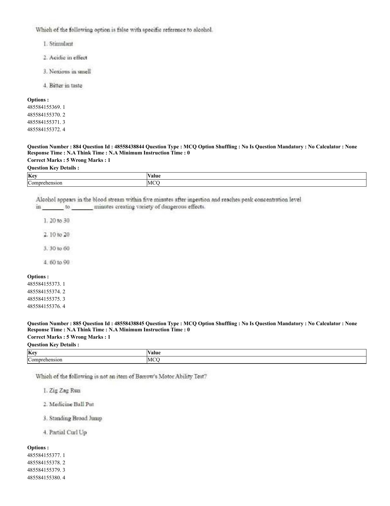 CUET 2023 English Urdu Shift 3 Question Papers - 02 Jul 2023 - Page 455