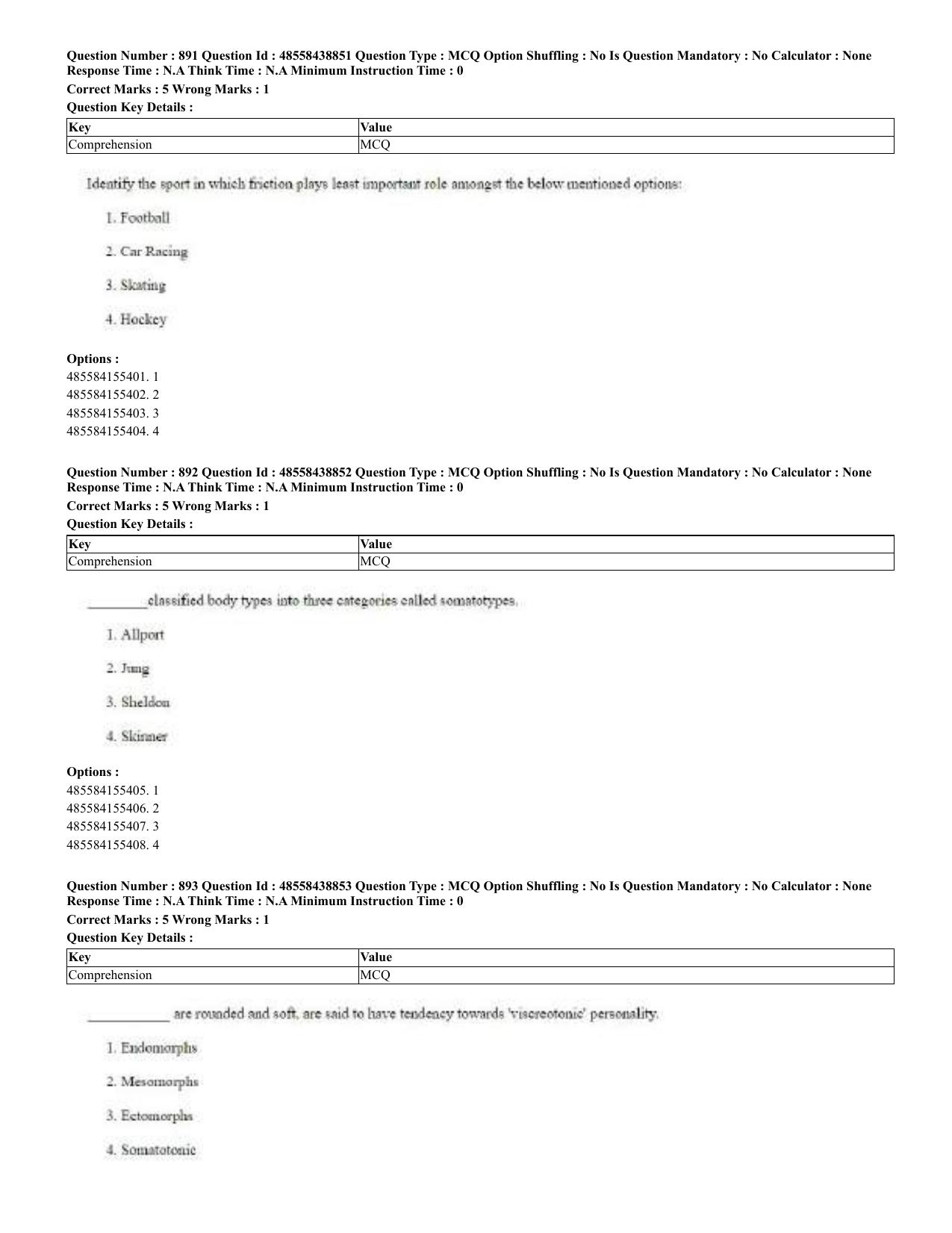 CUET 2023 English Urdu Shift 3 Question Papers - 02 Jul 2023 - Page 458